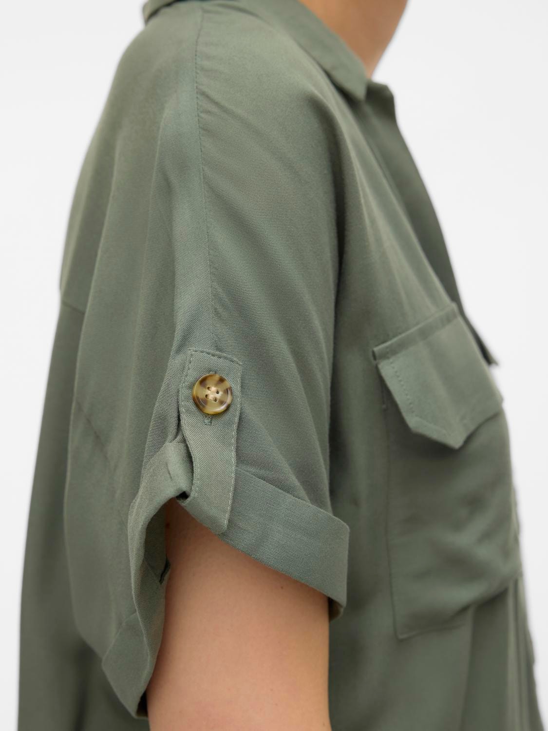 Vero Moda Hemdbluse »VMBUMPY S/S SHIRT WVN GA NOOS«