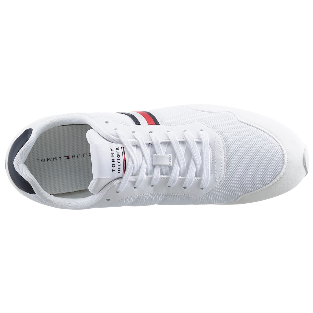 Tommy Hilfiger Sneaker »CORE LO RUNNER«, mit seitlichen Streifen, Freizeitschuh, Halbschuh, Schnürschuh