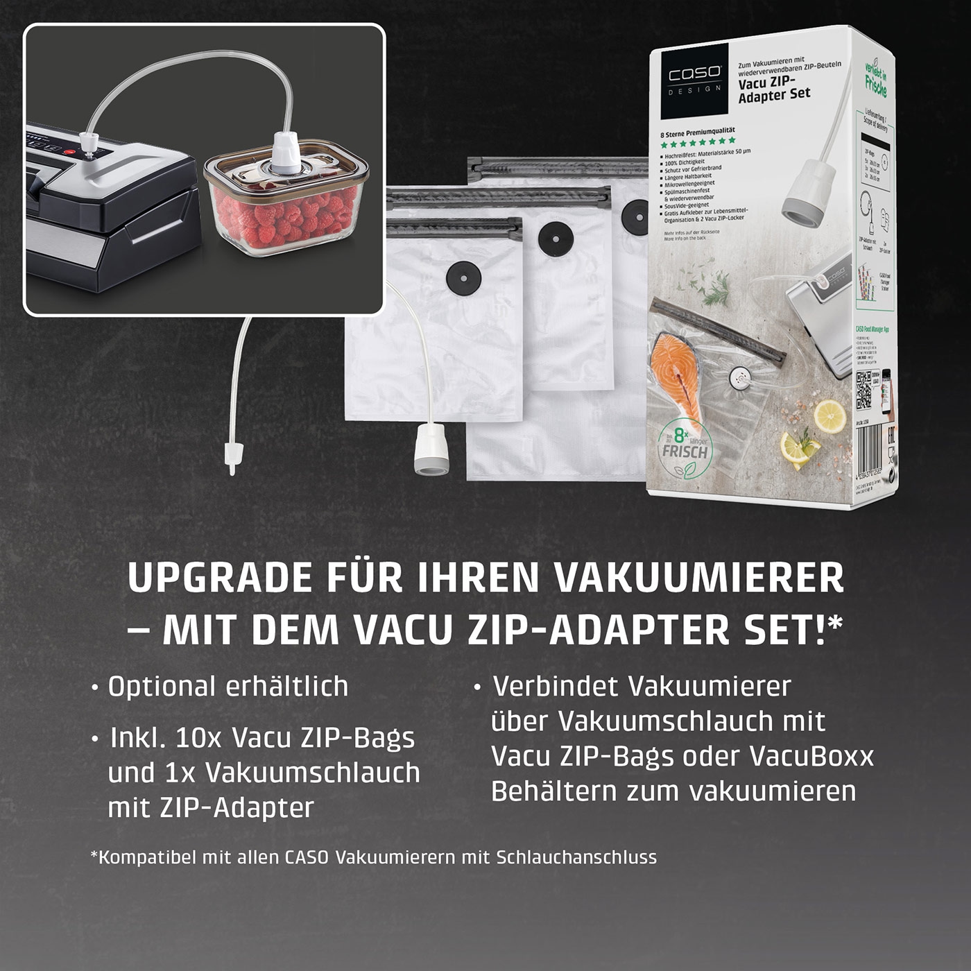 Caso Vakuumierer »1374  VC10 PlusEdition« Rollenbreite 30 cm 110 W