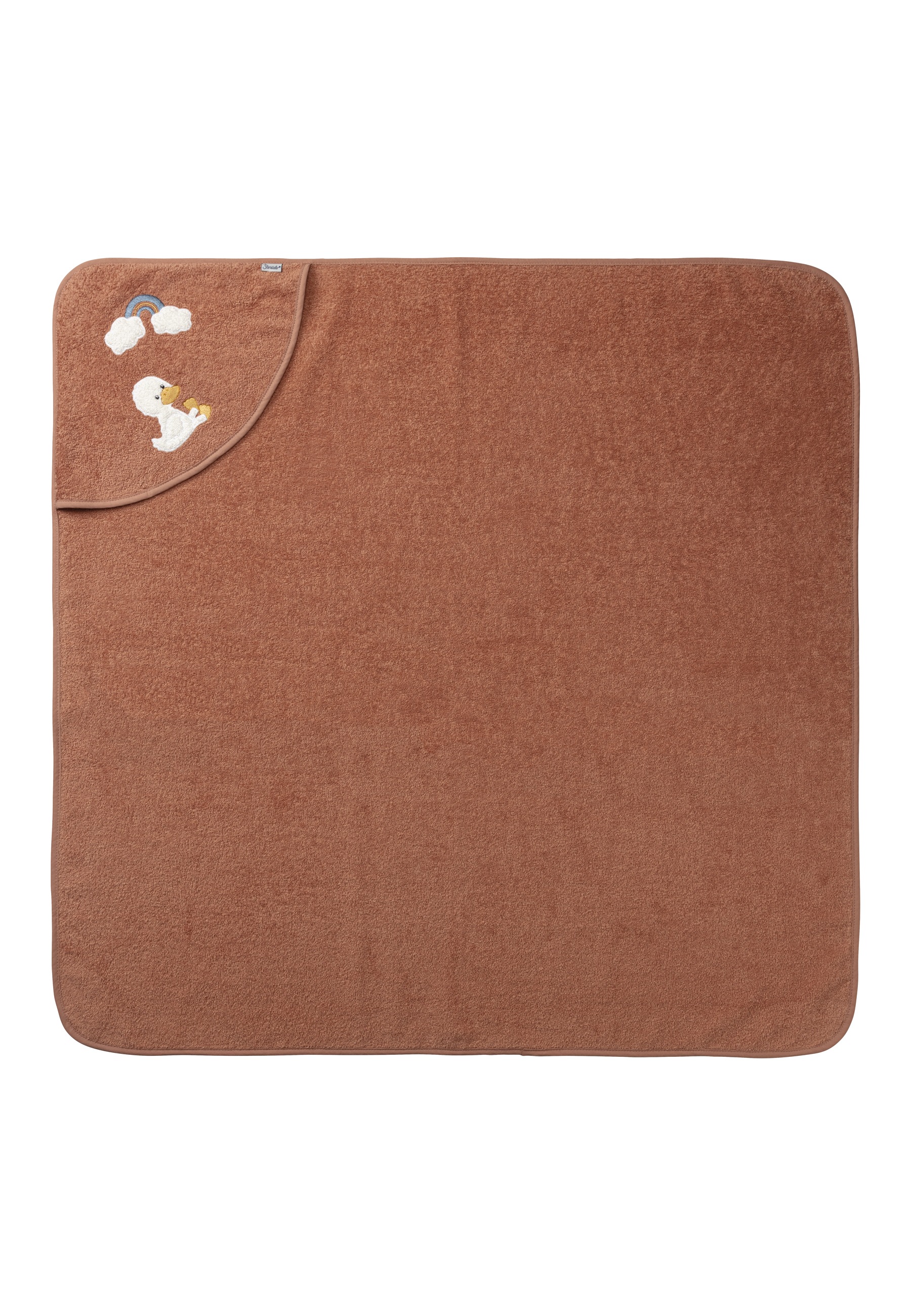 Sterntaler® Kapuzenhandtuch »Kapuzenbadetuch 100x100 cm ENTE Edda«, (1 St.)