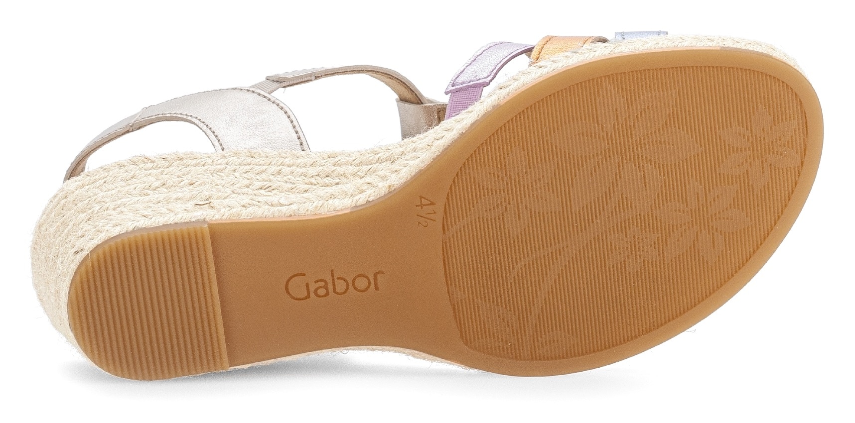 Gabor Keilsandalette »ATHEN«  , Keilabsatz, Sommerschuh, Sandale mit verstellbarer Schnalle, G-Weite