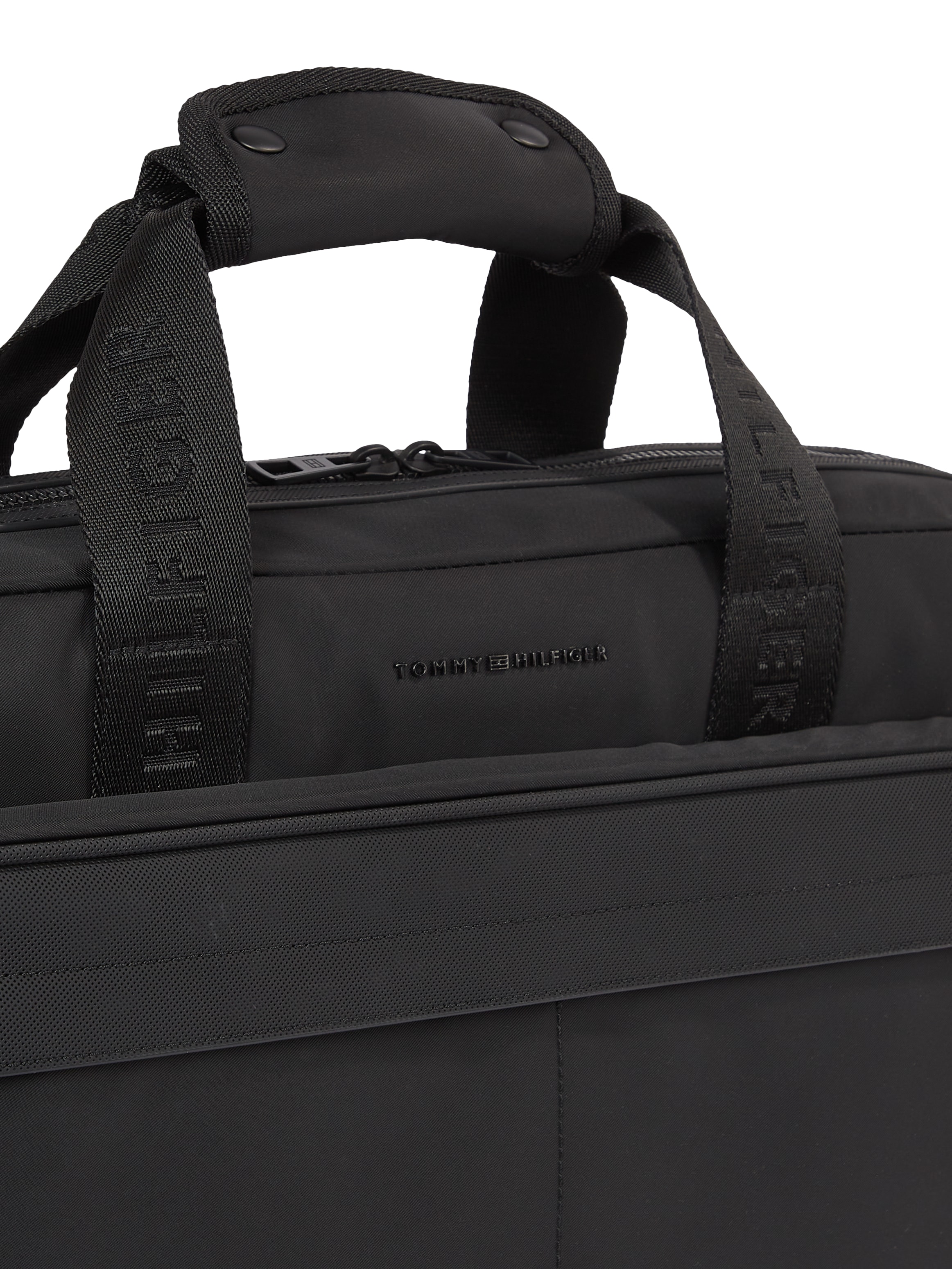 Tommy Hilfiger Laptoptasche »TH REPREVE COMPUTER BAG«, Unisex Geschäftstasche, Henkeltasche mit Griffverstärker