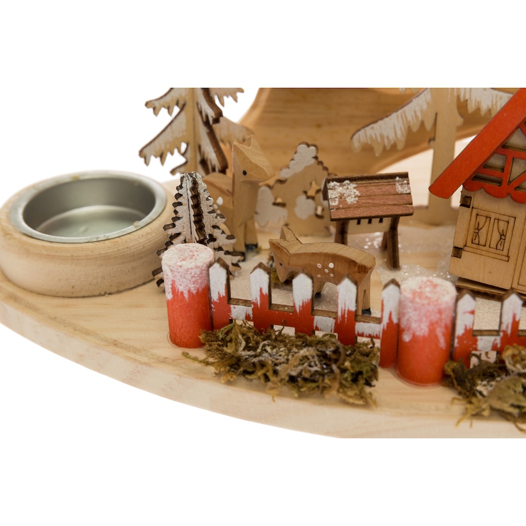 my home Teelichthalter »Weihnachtsdeko«, (1 St.)