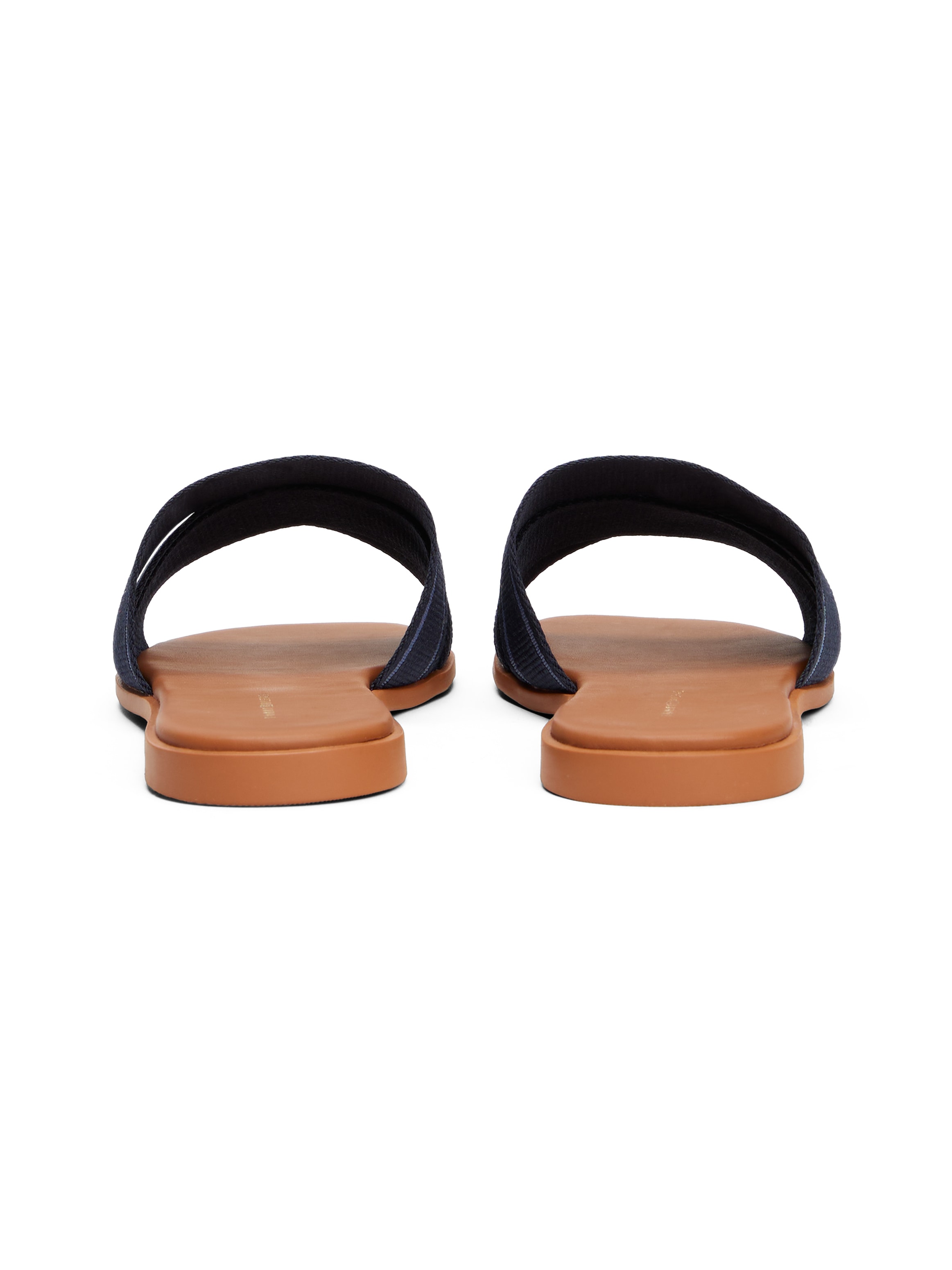 Tommy Hilfiger Pantolette »TOMMY HILFIGER WEBBING MULE«  , Blockabsatz, Sommerschuh, Bequemschuh, Flats mit Logoschriftzug