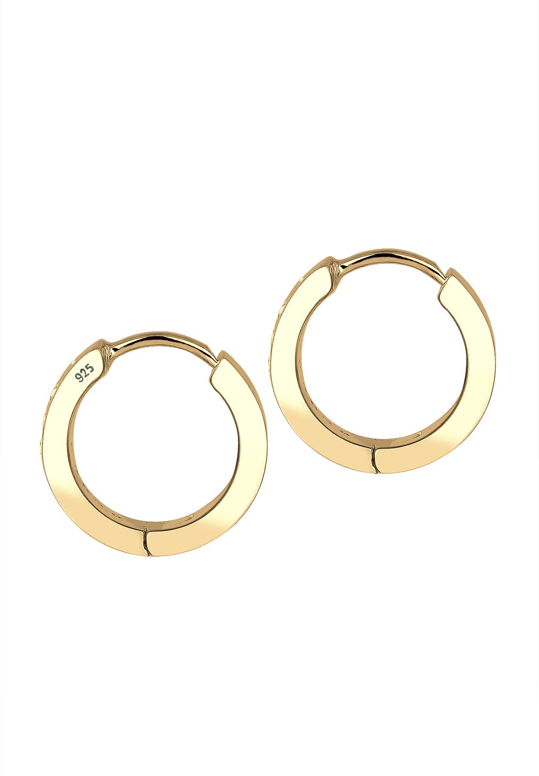 Elli Paar Creolen »Ohrringe Elli Ohrringe Creolen Zirkonia Basic Glamour Elegant 925 Silber«