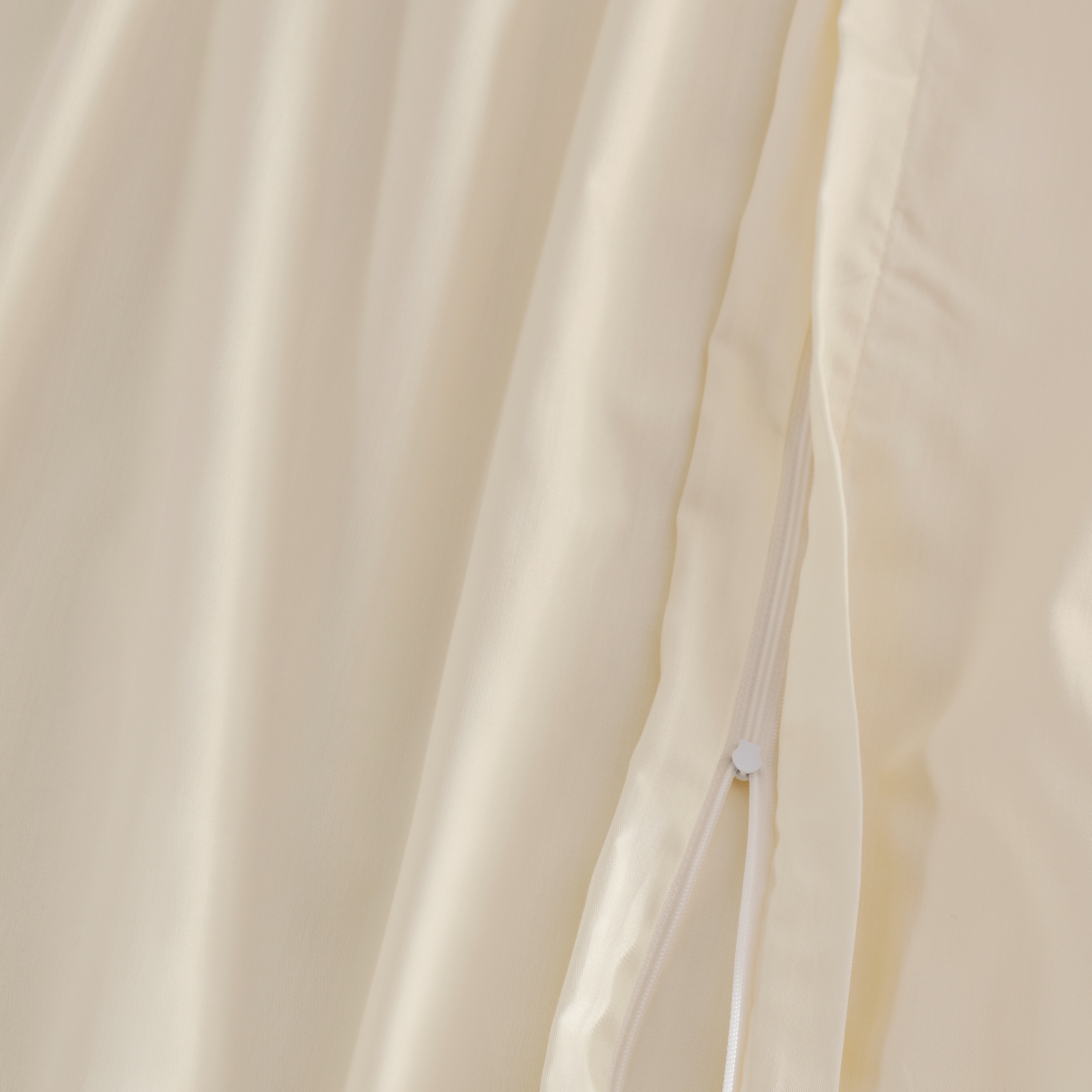 Florella Bettwäsche »Uni ivory Edel-Satin,  100% Baumwolle«