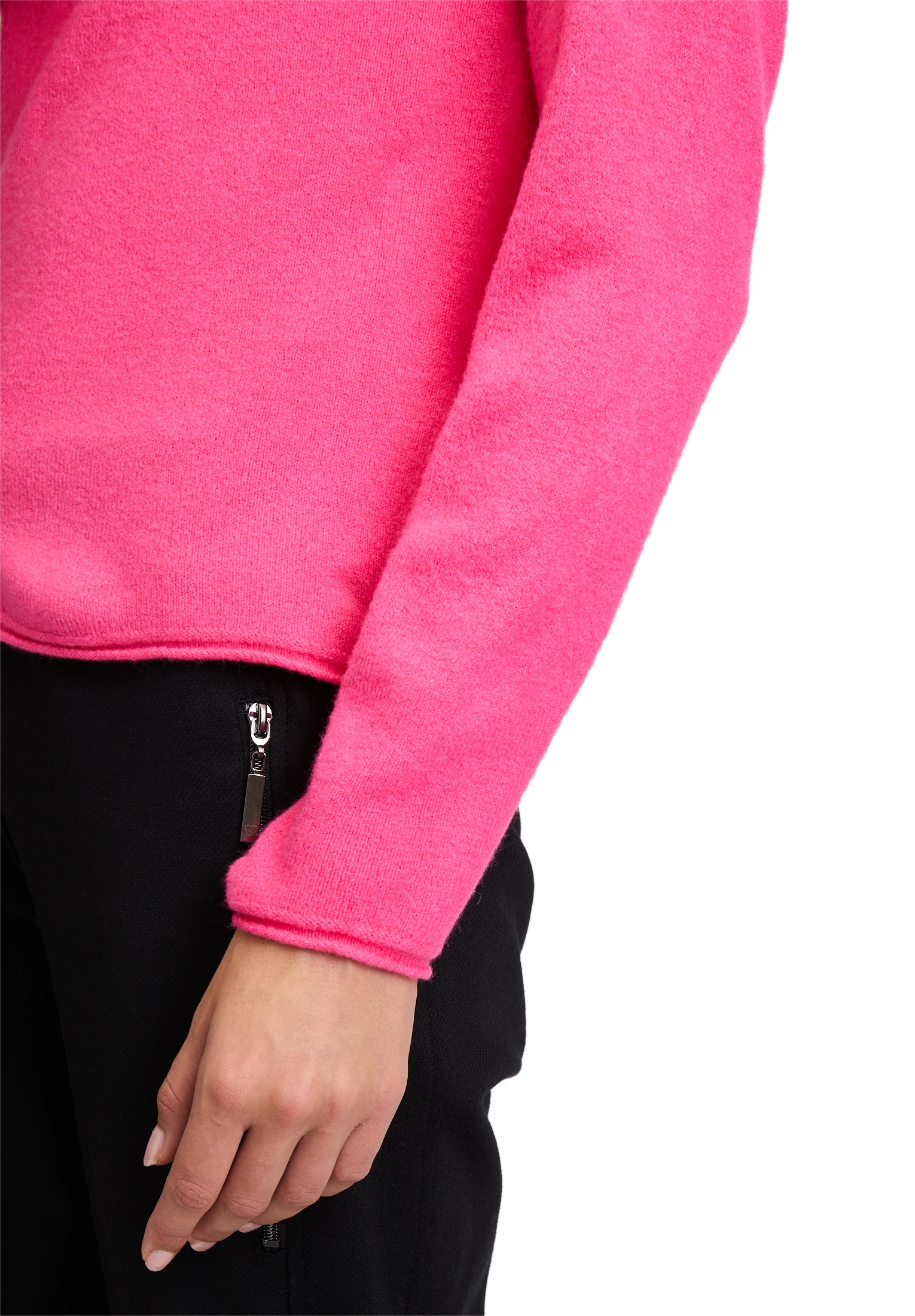 Cartoon Strickpullover »Strickpullover mit Rundhalsausschnitt«