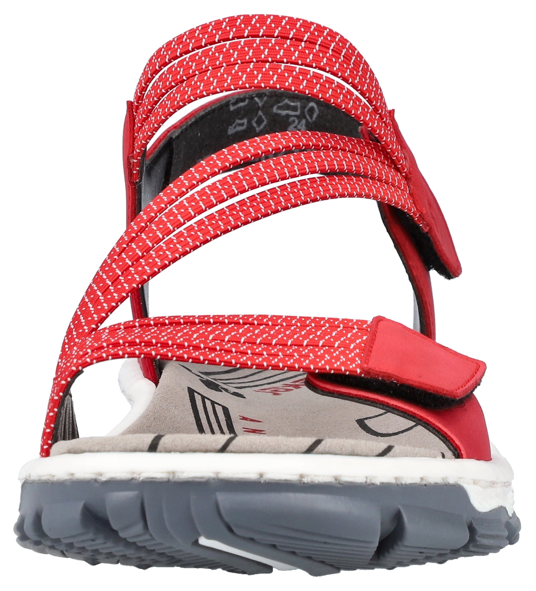 Rieker Riemchensandale, Sommerschuh, Sandalette, Klettschuh, im Sportslook