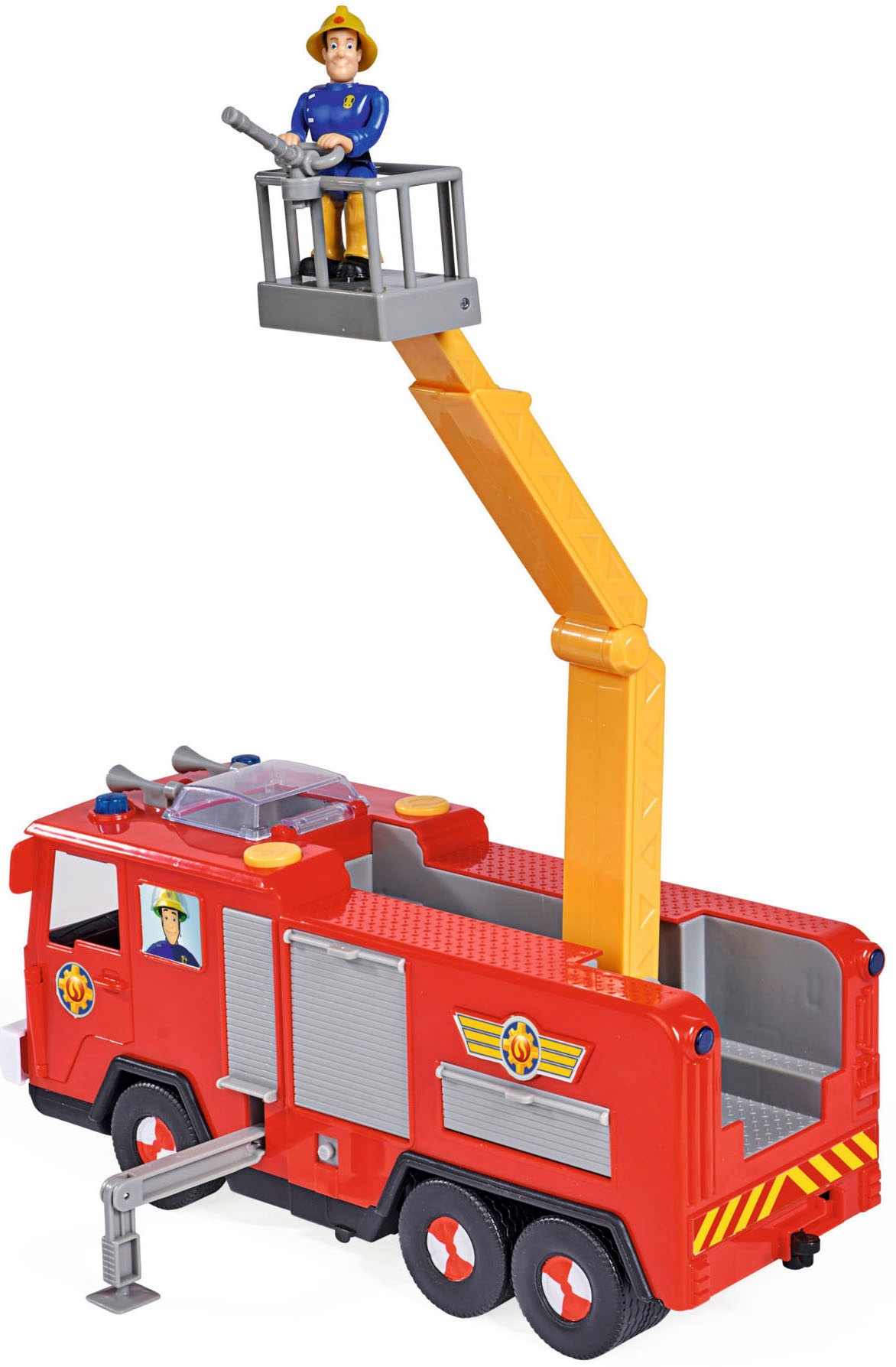 SIMBA Spielzeug-Feuerwehr »Feuerwehrmann Sam, Jupiter Pro«, mit Licht- und Soundeffekten