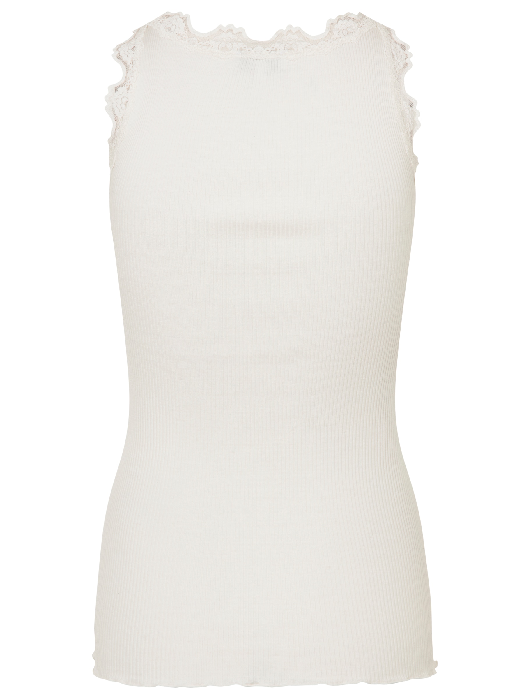 rosemunde Spitzentop »Babette Silk Top« Vintage-Spitzenbesatz, mit Rundhalsausschnitt, hoher Seidenanteil