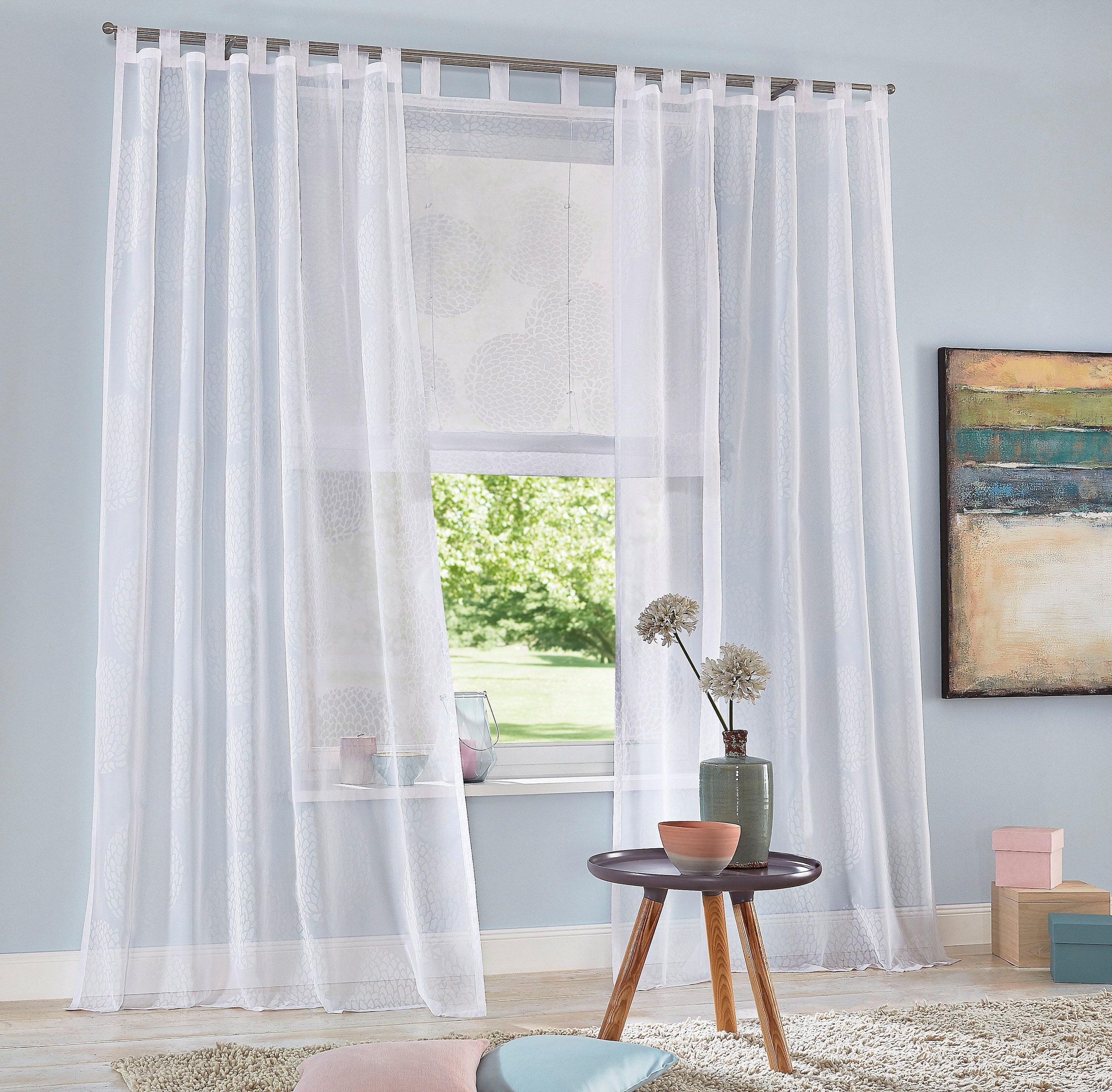 home »Belem«, Transparent, mit Polyester Schlaufen, Voile, my Raffrollo