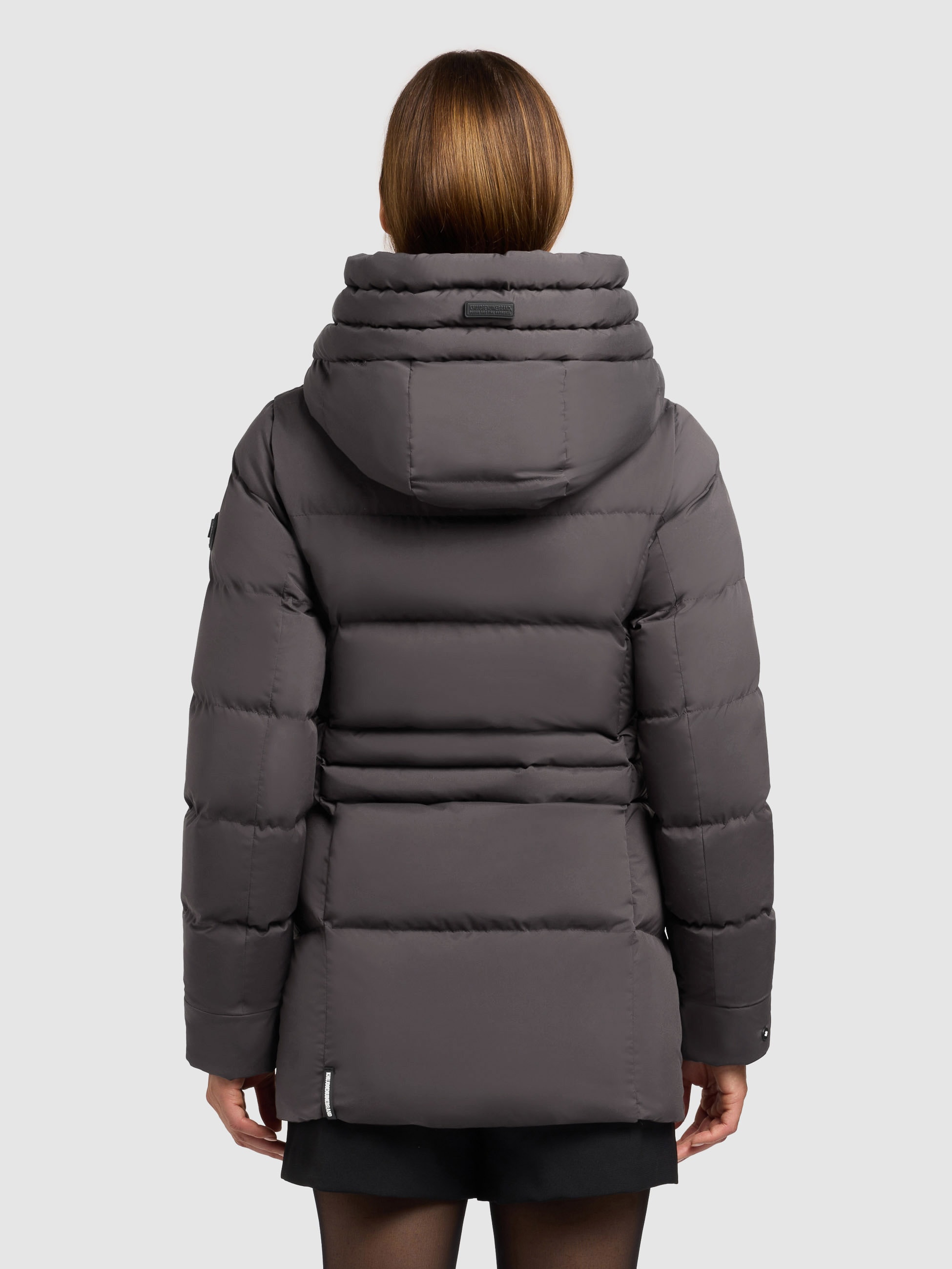 khujo Steppjacke »MATLA« mit Kapuze Reißverschlusstaschen mit Fleecefutter, eine Ärmeltasche