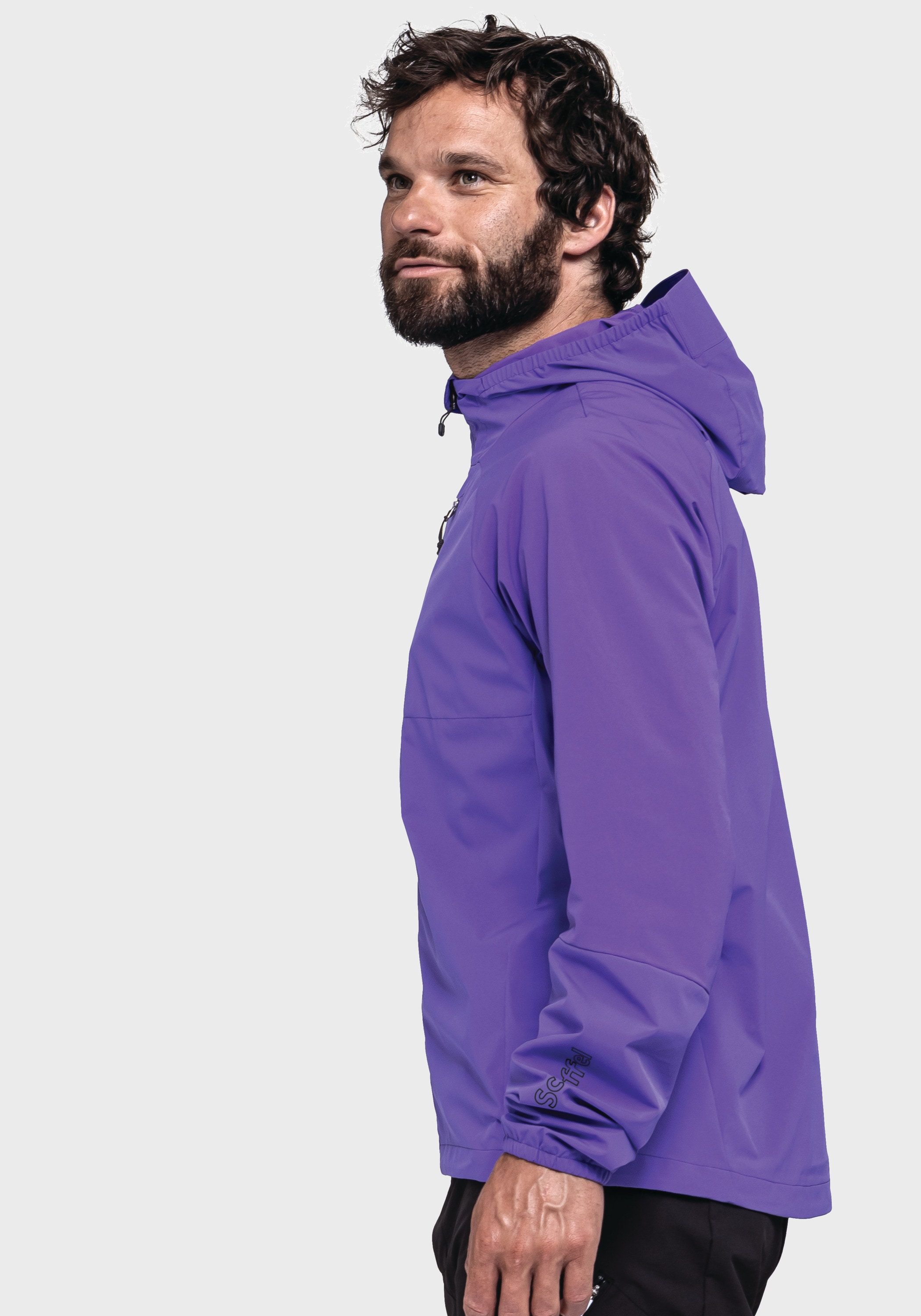 Schöffel Outdoorjacke »Bike Hybrid Jk Style Mamry MNS«, mit Kapuze