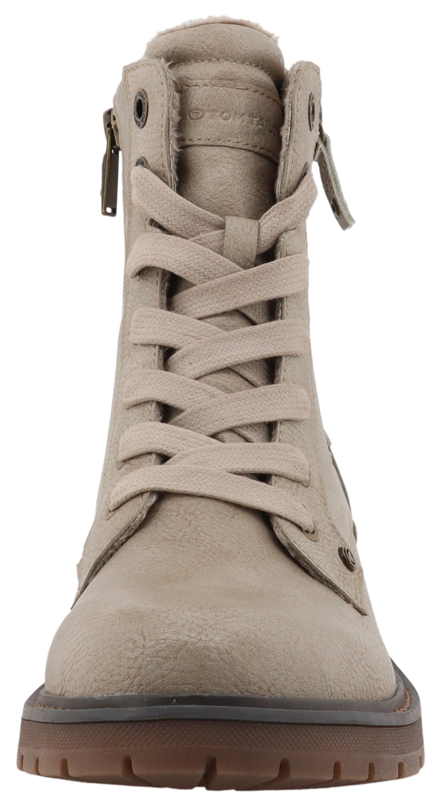 TOM TAILOR Winterboots  Workerboots, Hiking Boot mit Blockabsatz