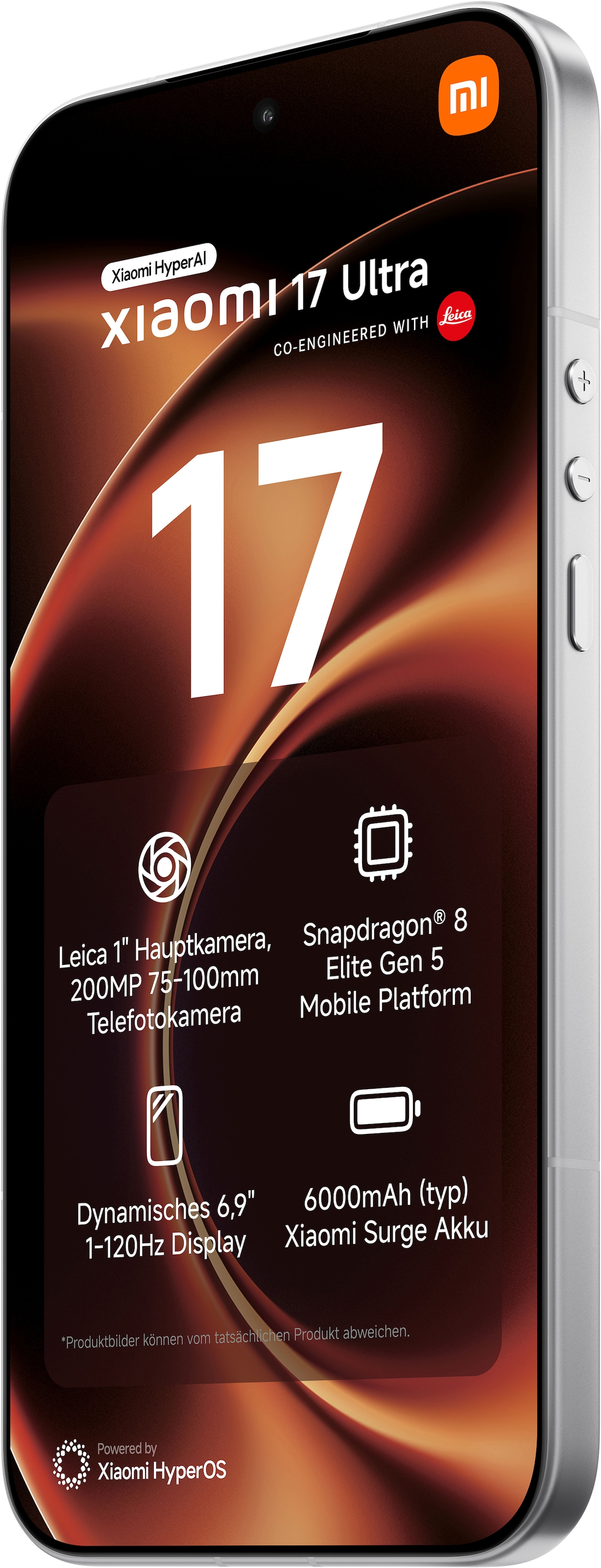 Xiaomi Smartphone »17 Ultra 16+512GB« Weiß