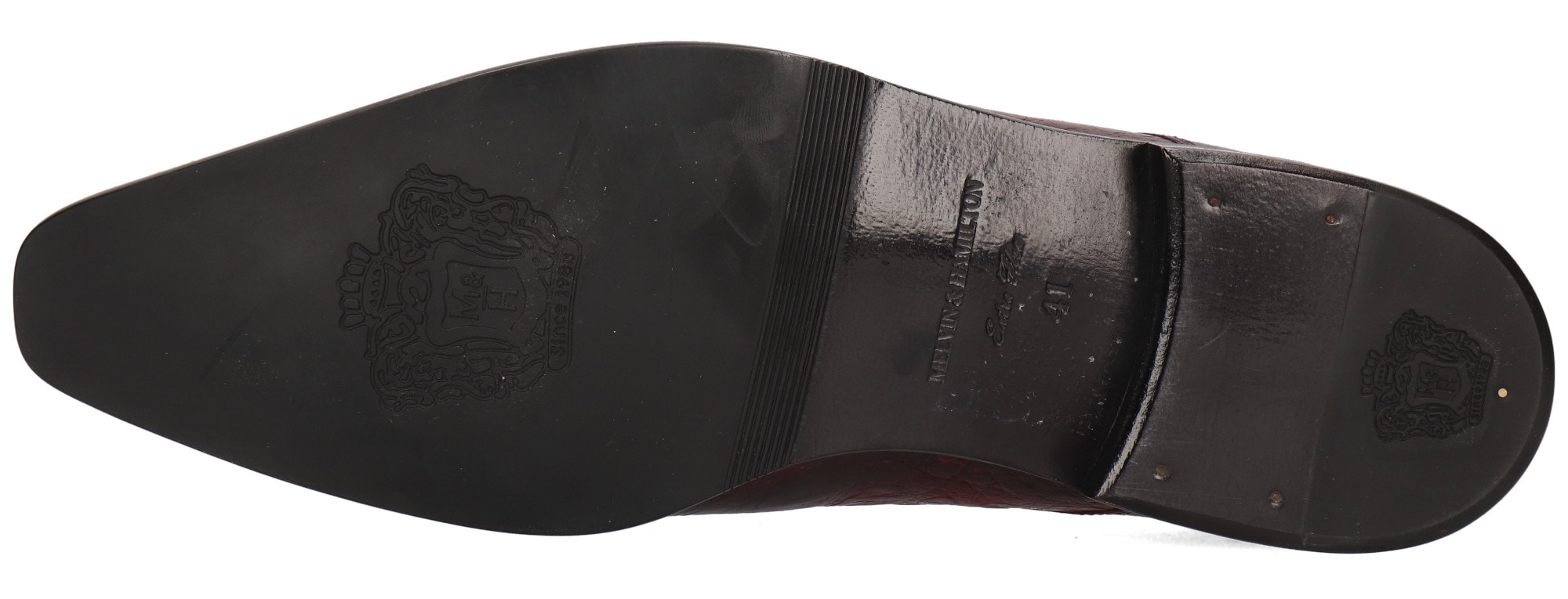 Melvin & Hamilton Schnürschuh »Lewis 13 - vegetabil gegerbt«, Business Schuh, Anzugschuh mit Prägung
