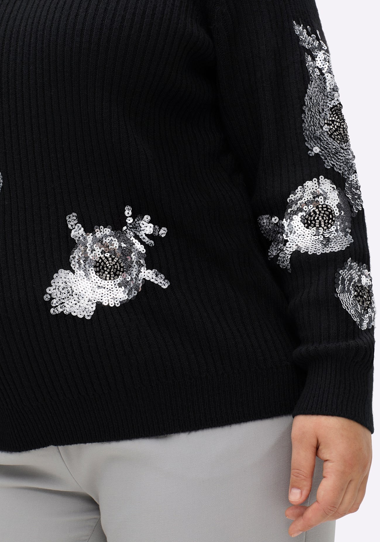 sheego by Joe Browns Stehkragenpullover »Pullover«