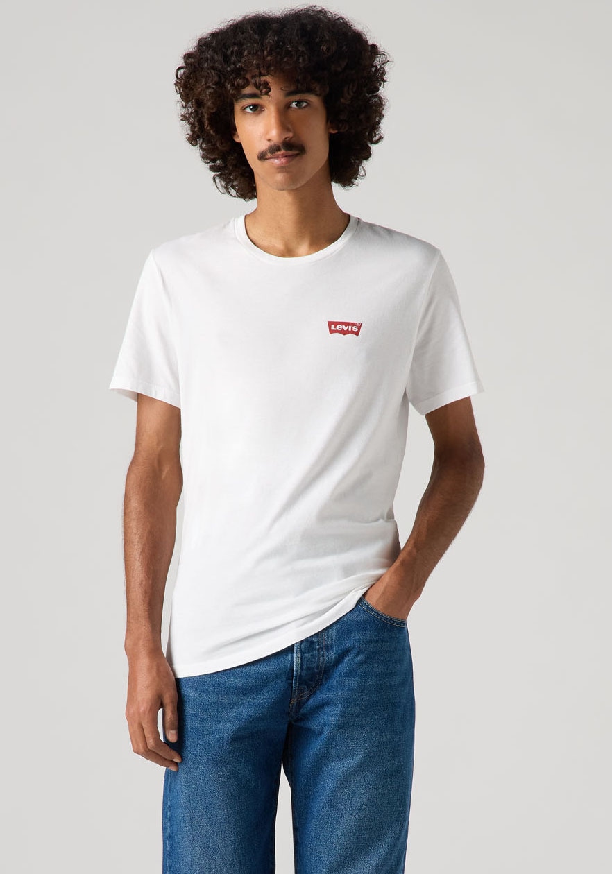 Levi's® Kurzarmshirt mit Levi's® Logo auf der Brust