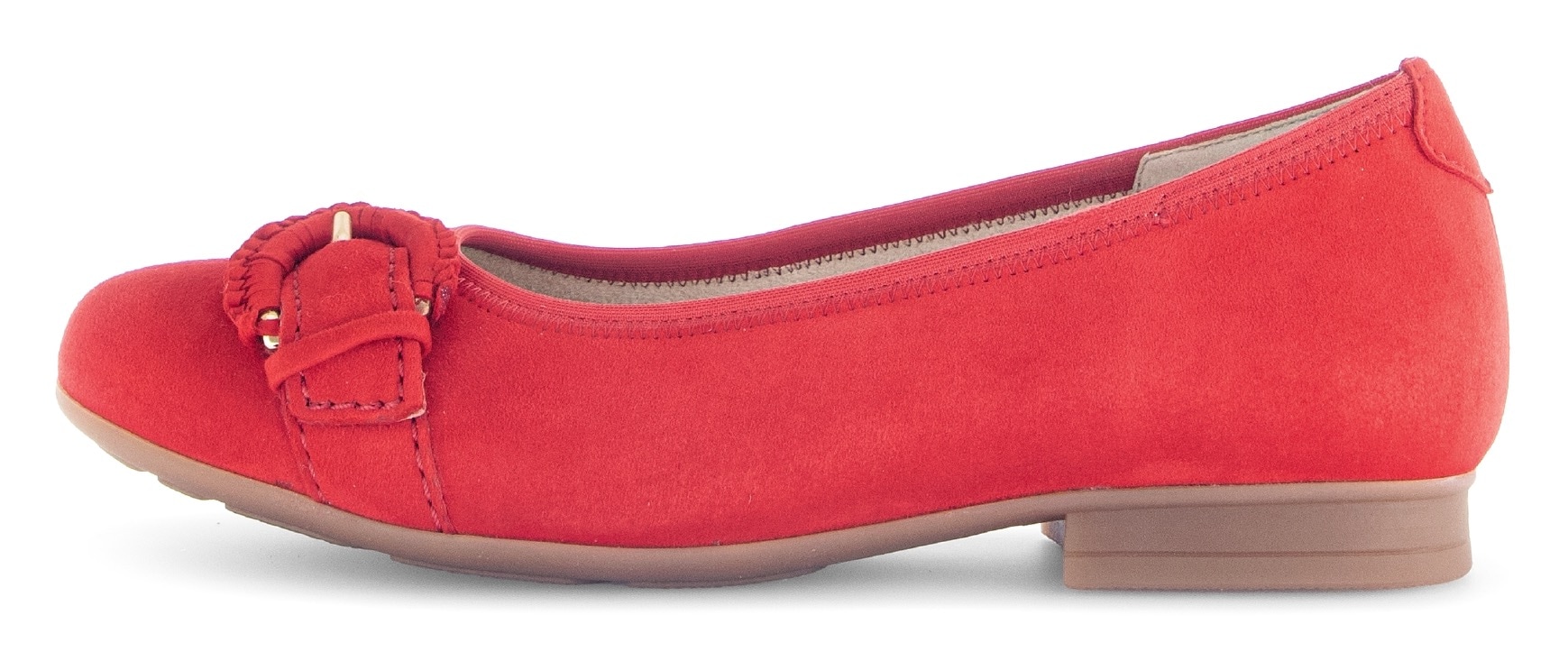 Gabor Ballerina »FLORENZ«, Blockabsatz, Businessschuh, Komfortschuh mit Elastikeinfass, Weite G