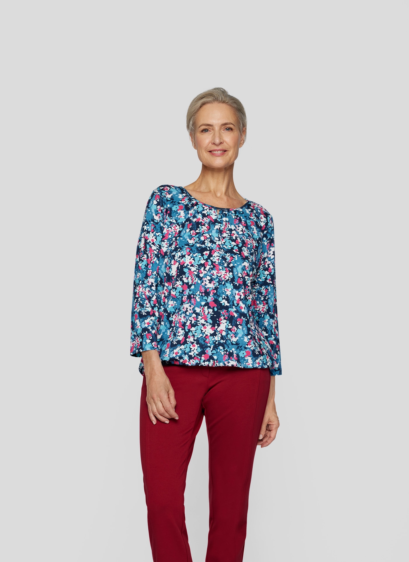 Rabe 3/4-Arm-Shirt, mit Blumenprint