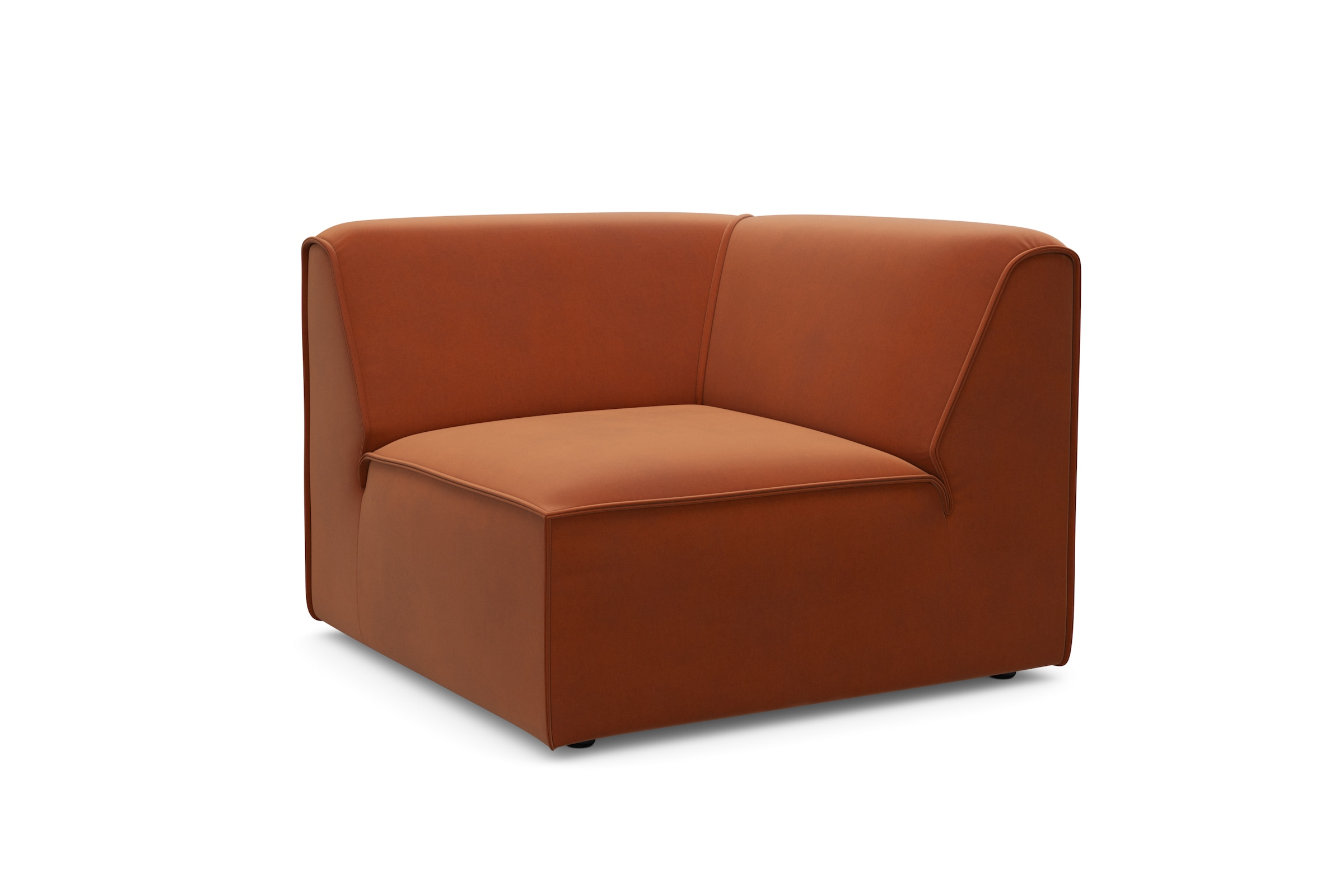 RAUM.ID Sofa-Eckelement »Merid, Sofaelement, Maße B/T/H: 97/97/46 cm«, als Modul oder separat verwendbar, für individuelle Zusammenstellung