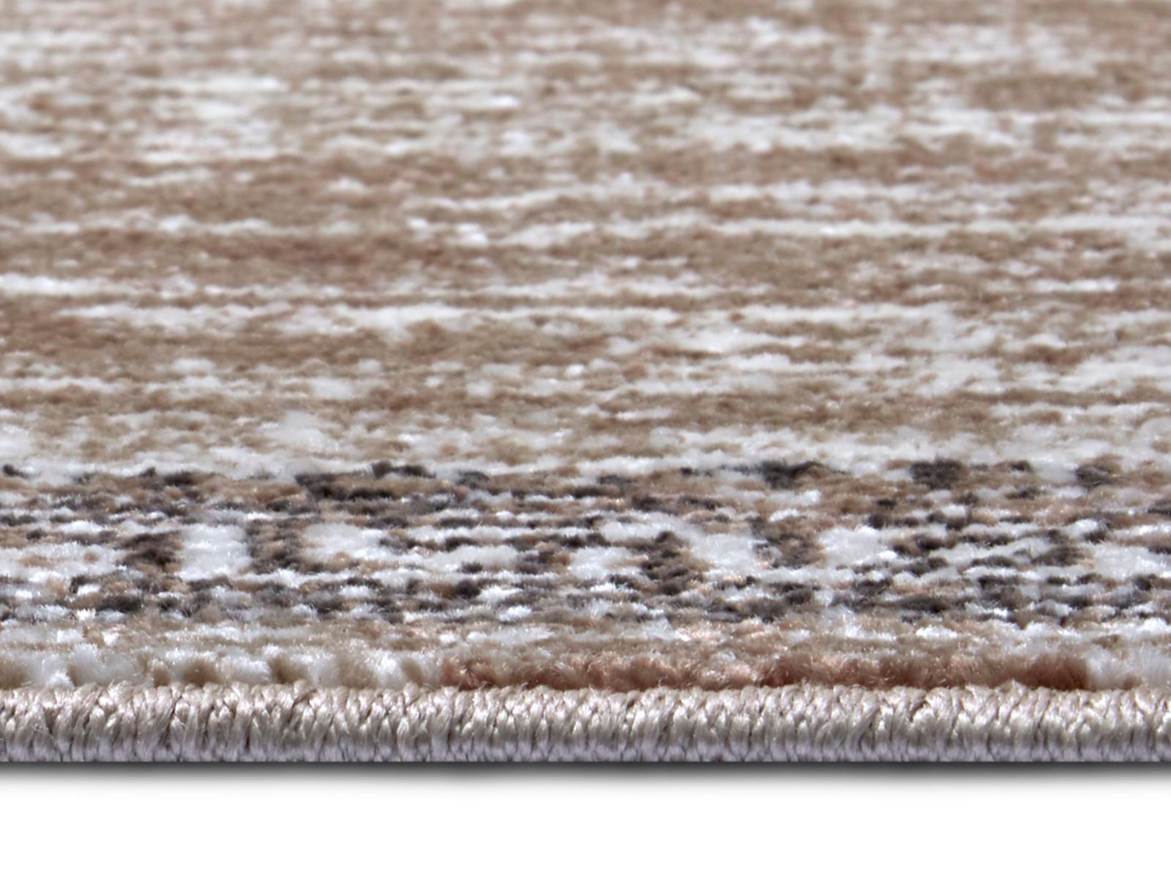 HANSE Home Läufer »Frame«, rechteckig, 8 mm Höhe, Bordüren Design, melierte Farben, Robust, ringsum Gekettelt