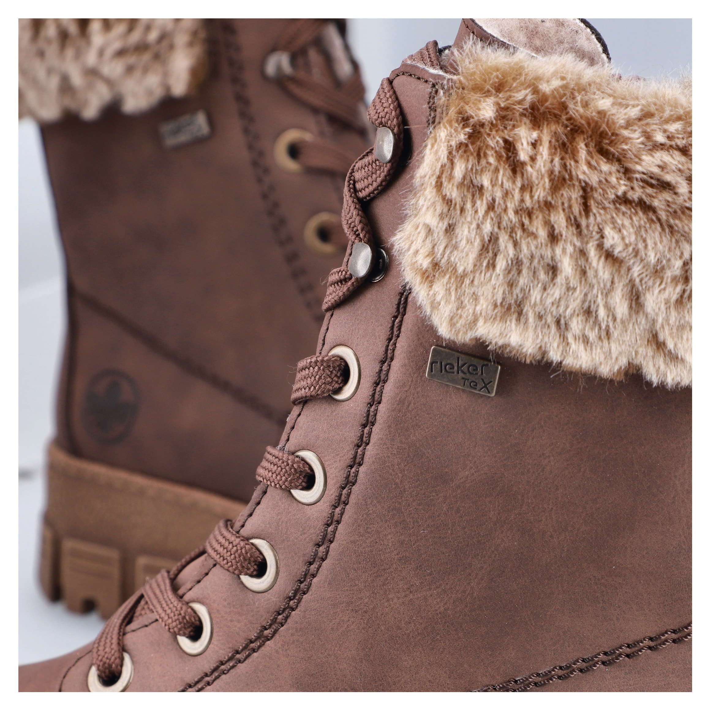 Rieker Winterstiefelette  Winterboots, Plateauboots mit wasserabweisender riekerTEX-Membran
