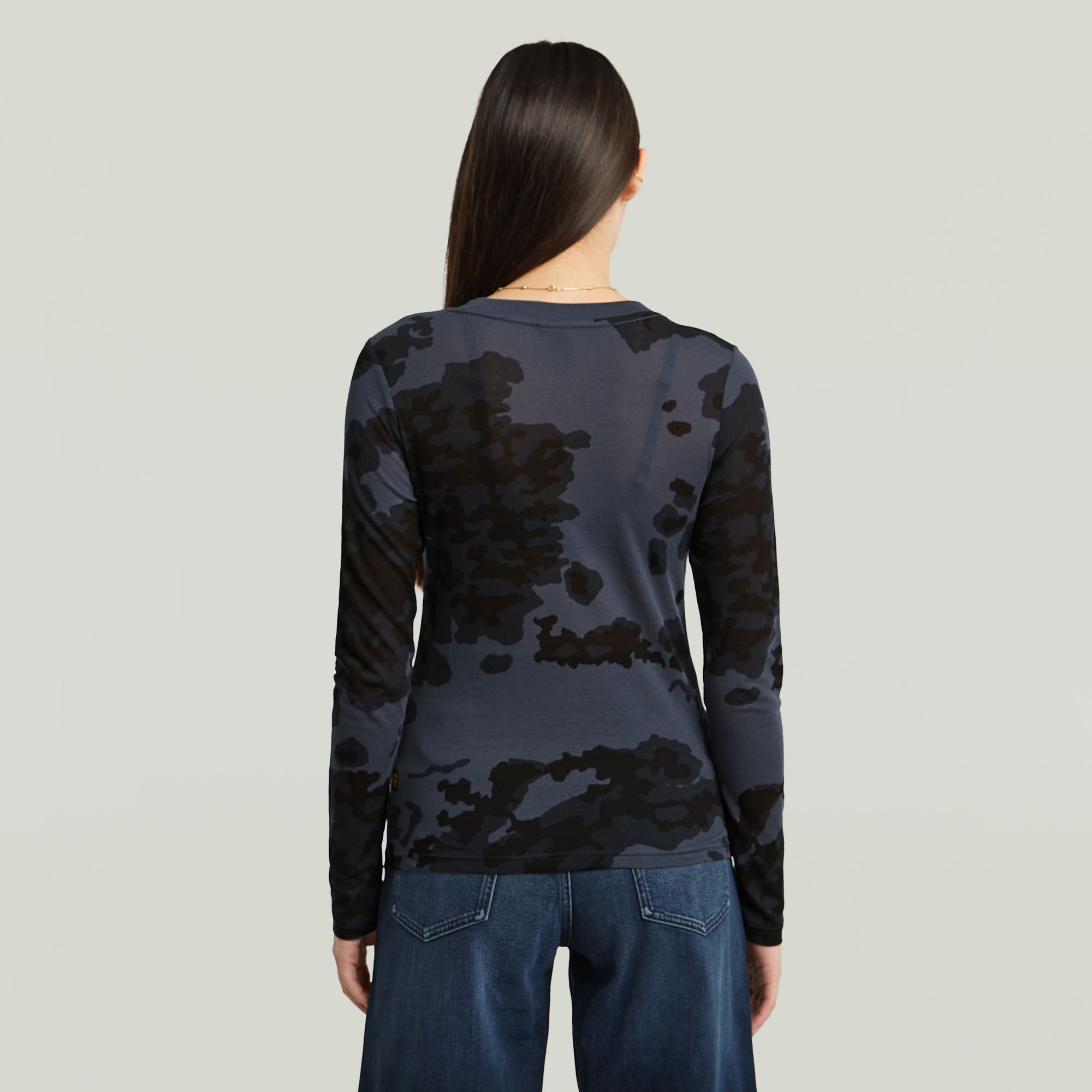 G-STAR Langarmshirt »Aop Slim Wmn«, mit Allover-Print