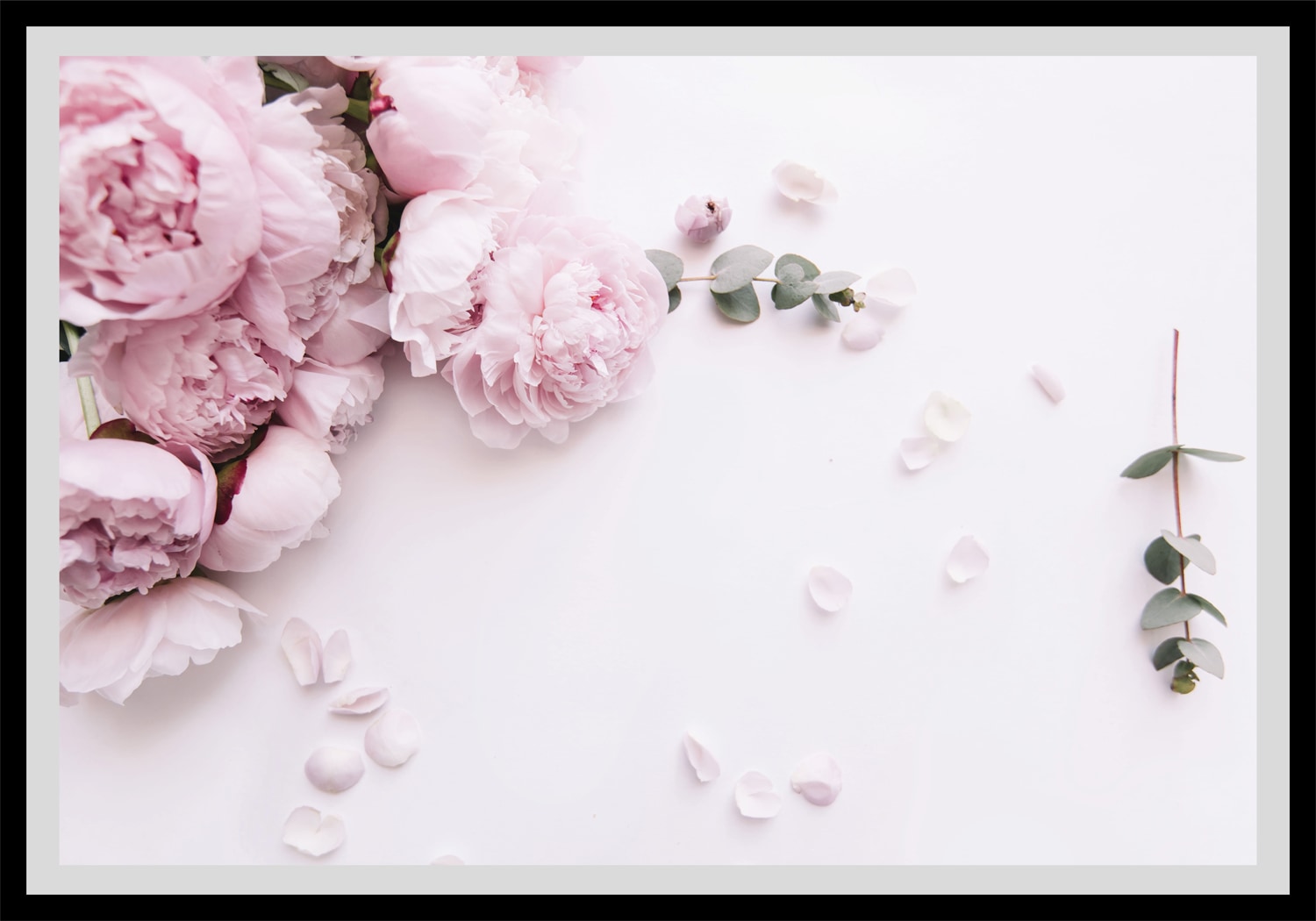 Bild »Grete«, Blumen, Rosen, gerahmt