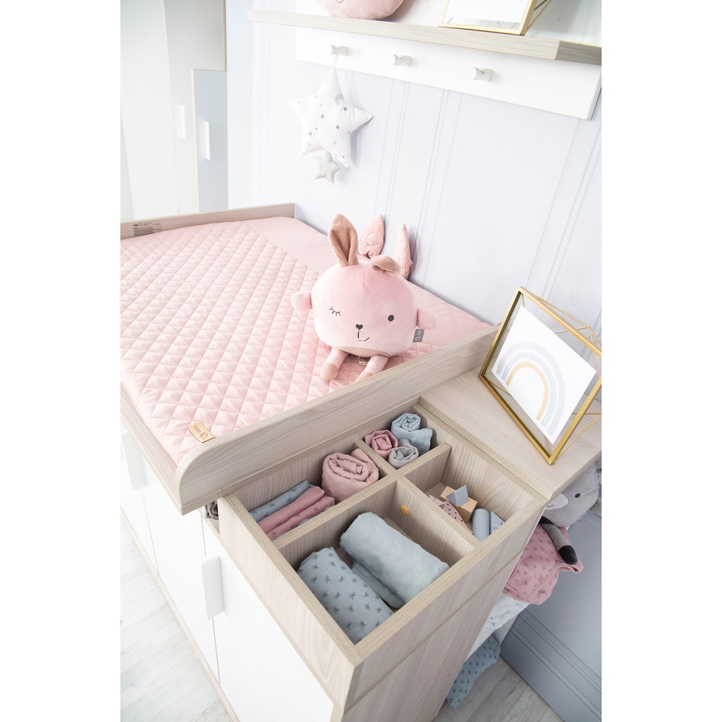 roba® Babyzimmer-Komplettset »Olaf«, (Set, 3 St., Kinderbett, Wickelkommode, Kleiderschrank)