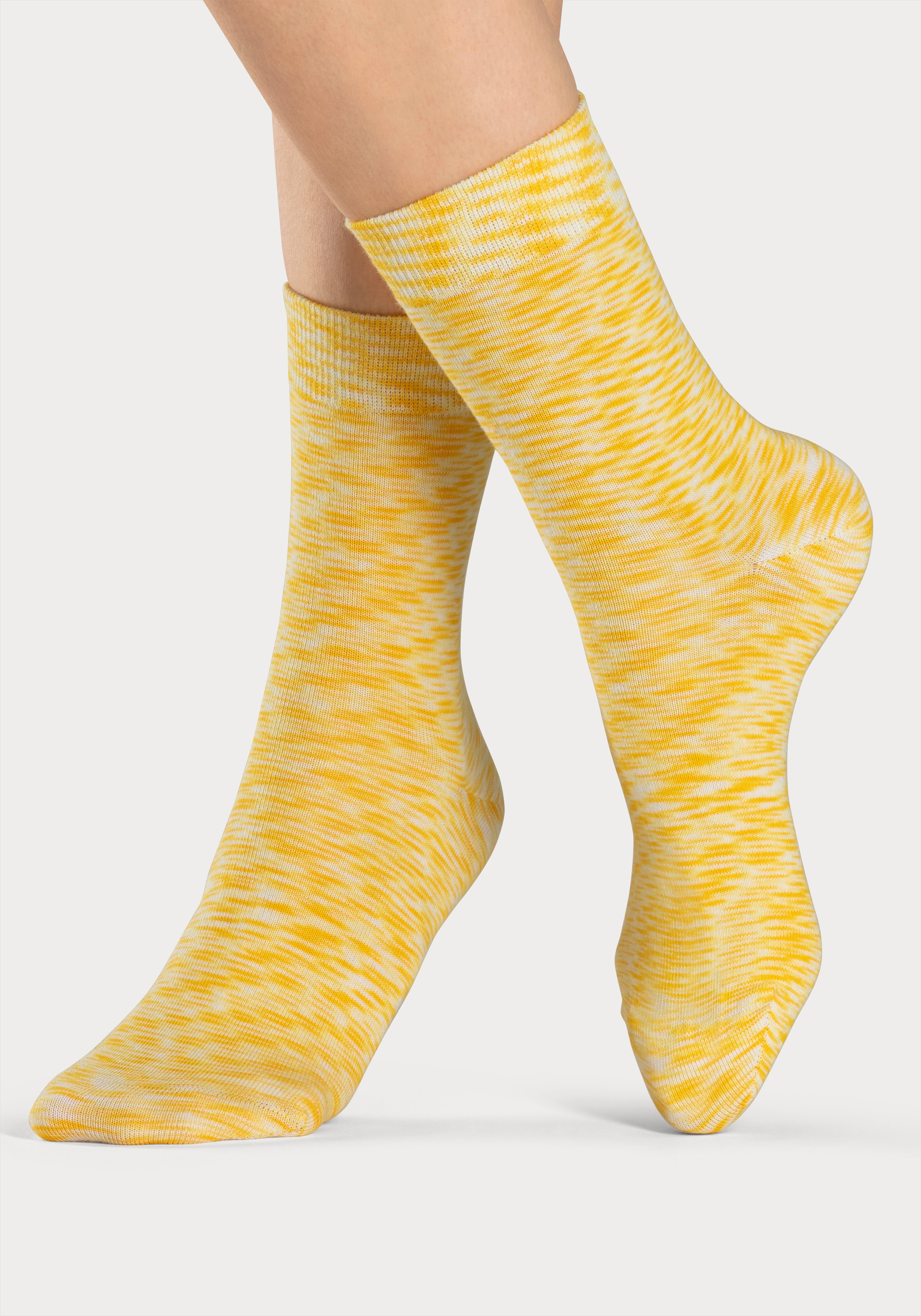 H.I.S Freizeitsocken Packung, 6 Stk. tlg. mit farbigem Garn