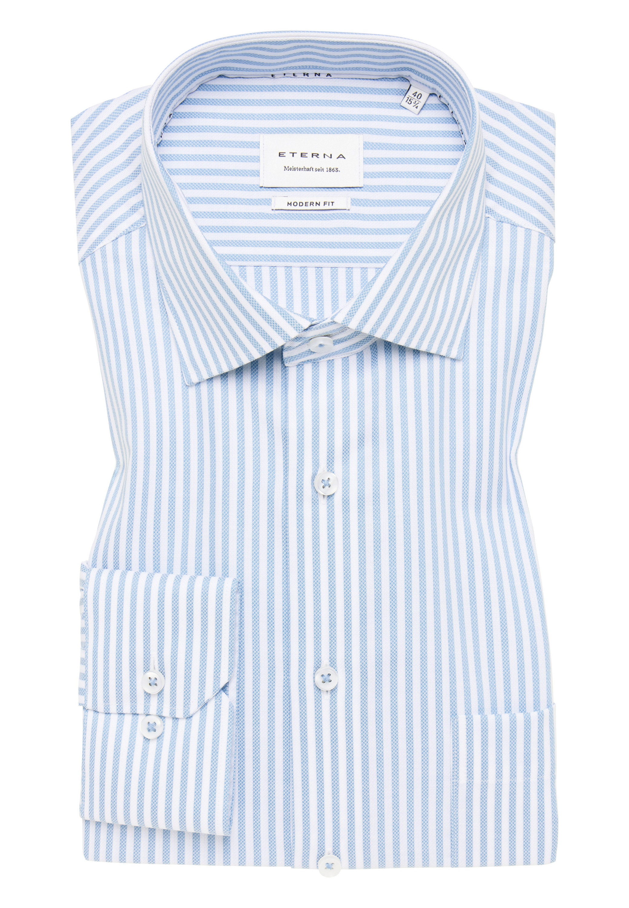Eterna Langarmhemd »MODERN FIT«, NON IRON (bügelfrei)