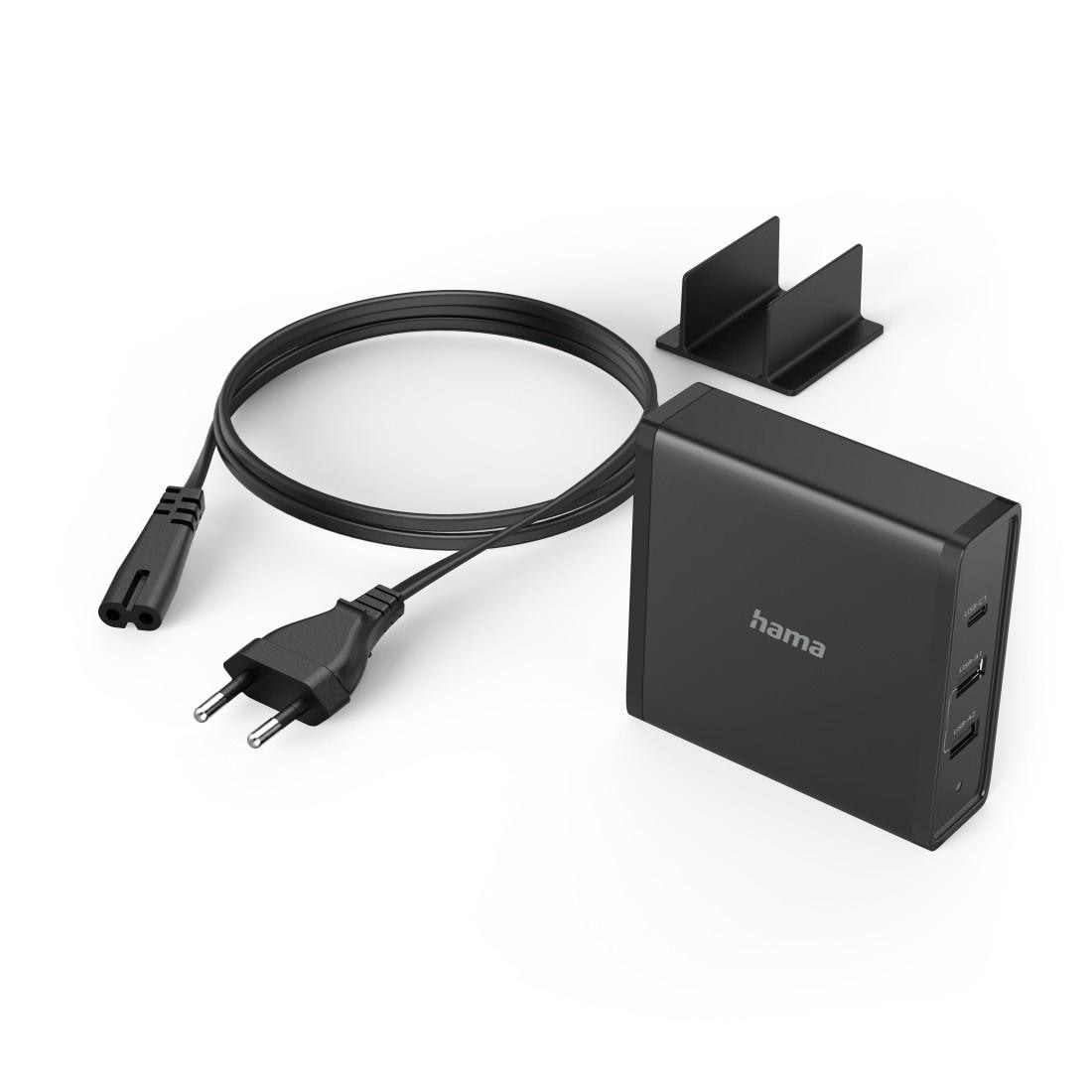 Hama USB-Adapter »USB C Hub, Multiport, 5 Ports, 3x USB A, USB C, HDMI™«, USB-C zu USB Typ A-USB-C-HDMI, 15 cm, Ladegerät mit 3-USB Anschlüssen