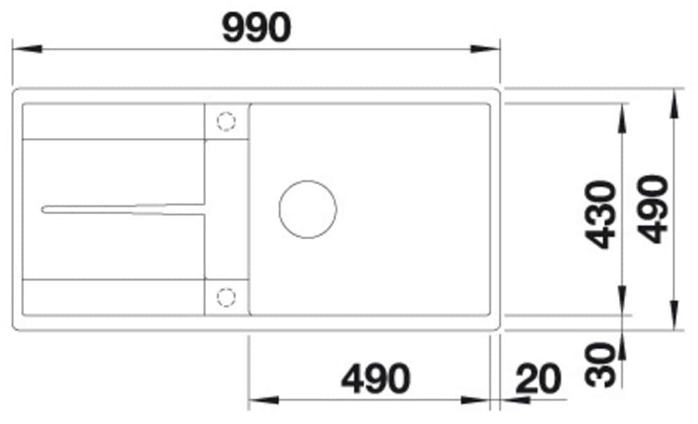 Blanco Granitspüle »METRA XL 6 S-F« 1 Stk. tlg. erhältlich in mehreren Farben