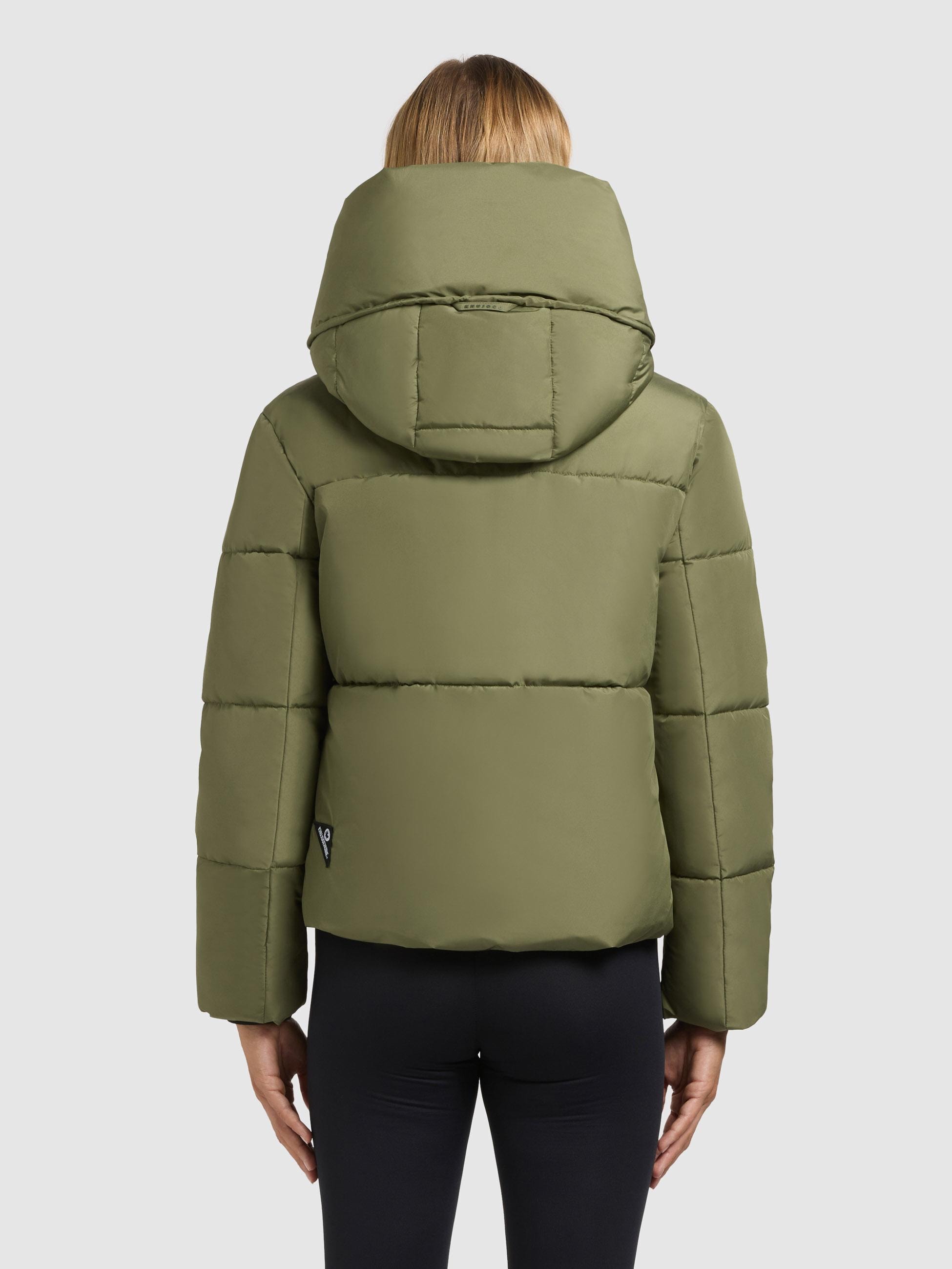 khujo Steppjacke »Steppjacke Audrey Matt« mit Kapuze Warme Winterjacke mit verstellbarer Kapuze