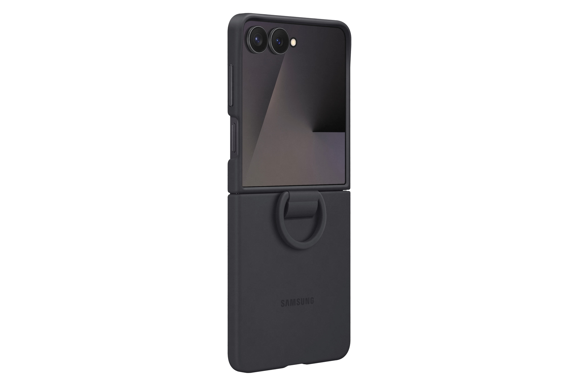 Samsung Handyhülle »Ring Case (Silicone) für Samsung Galaxy Z Flip7«, Samsung Galaxy Z Flip7, Backcover, Schutzhülle, Handyschutzhülle, Case, Schutzcase, stoßfest