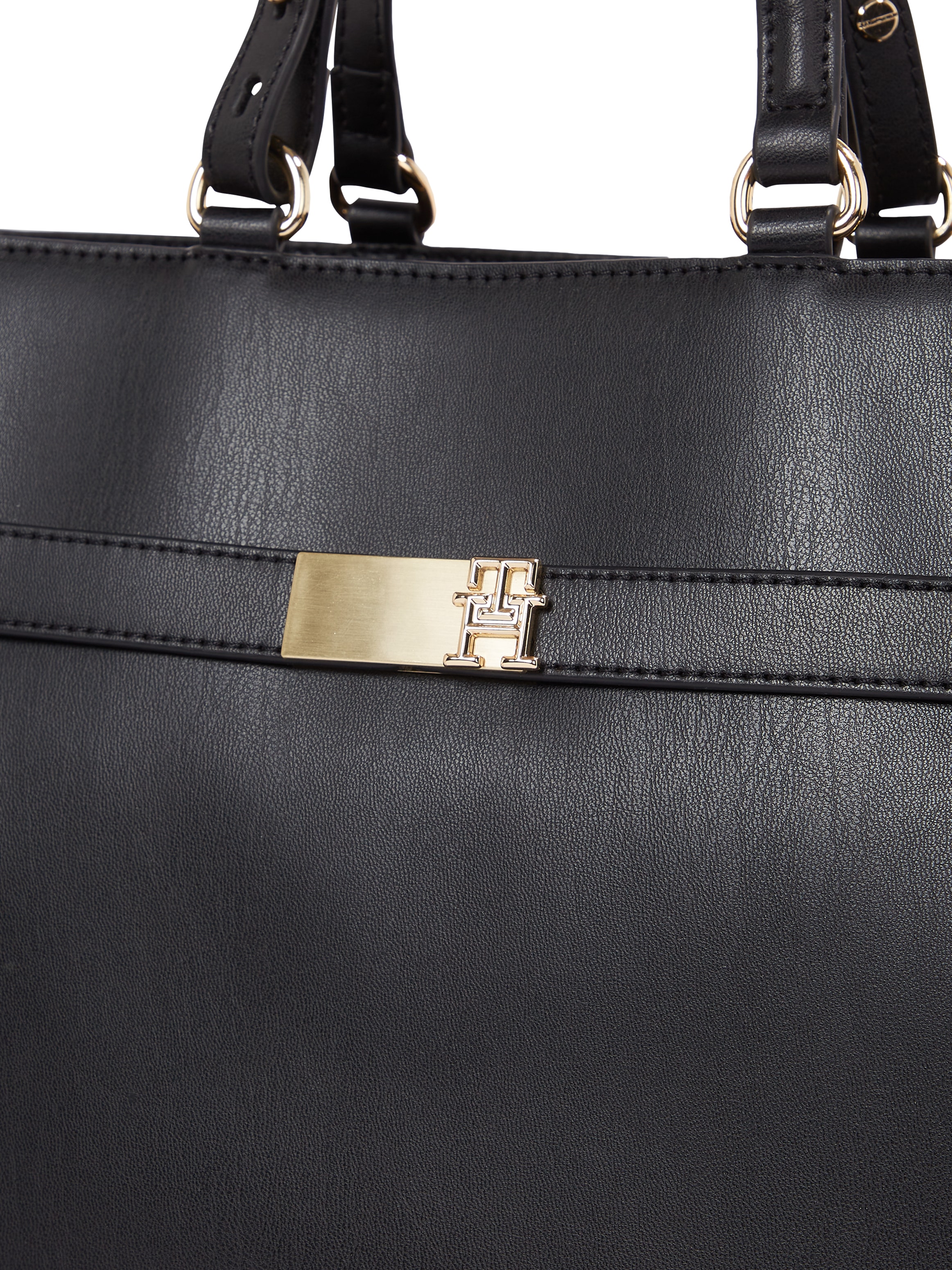 Tommy Hilfiger Henkeltasche »TH HERITAGE SATCHEL«, Damen Umhängetasche, Schultertasche mit TH-Schmuckelement