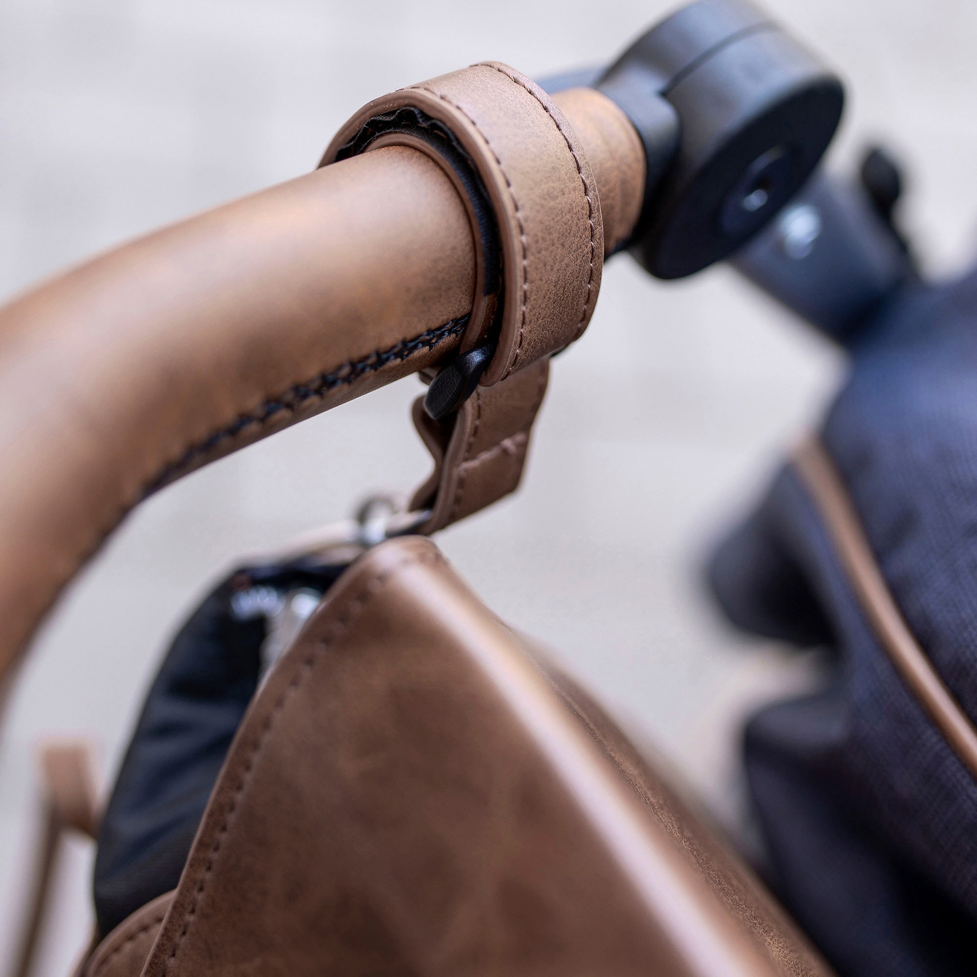Gesslein Wickeltasche »N°4 tabak, mintgrün meliert«, mit Wickelauflage und Flaschenhalter, Made in Germany