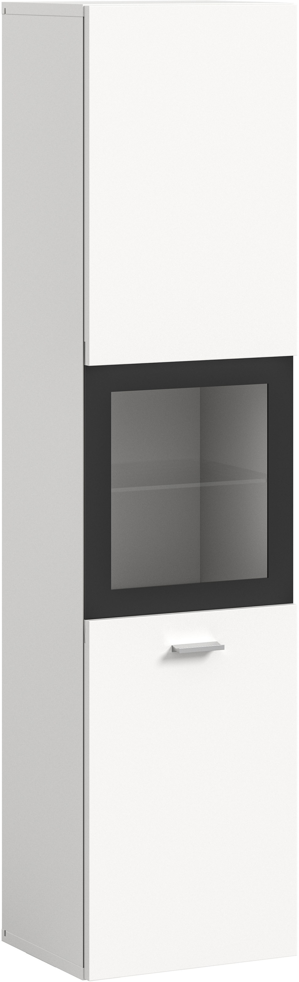 welltime Hochschrank »Tampa, Höhe 125cm, hängend oder stehend montierbar«, Badschrank, Bad-Hängeschrank, Badezimmer, Bad-Möbel