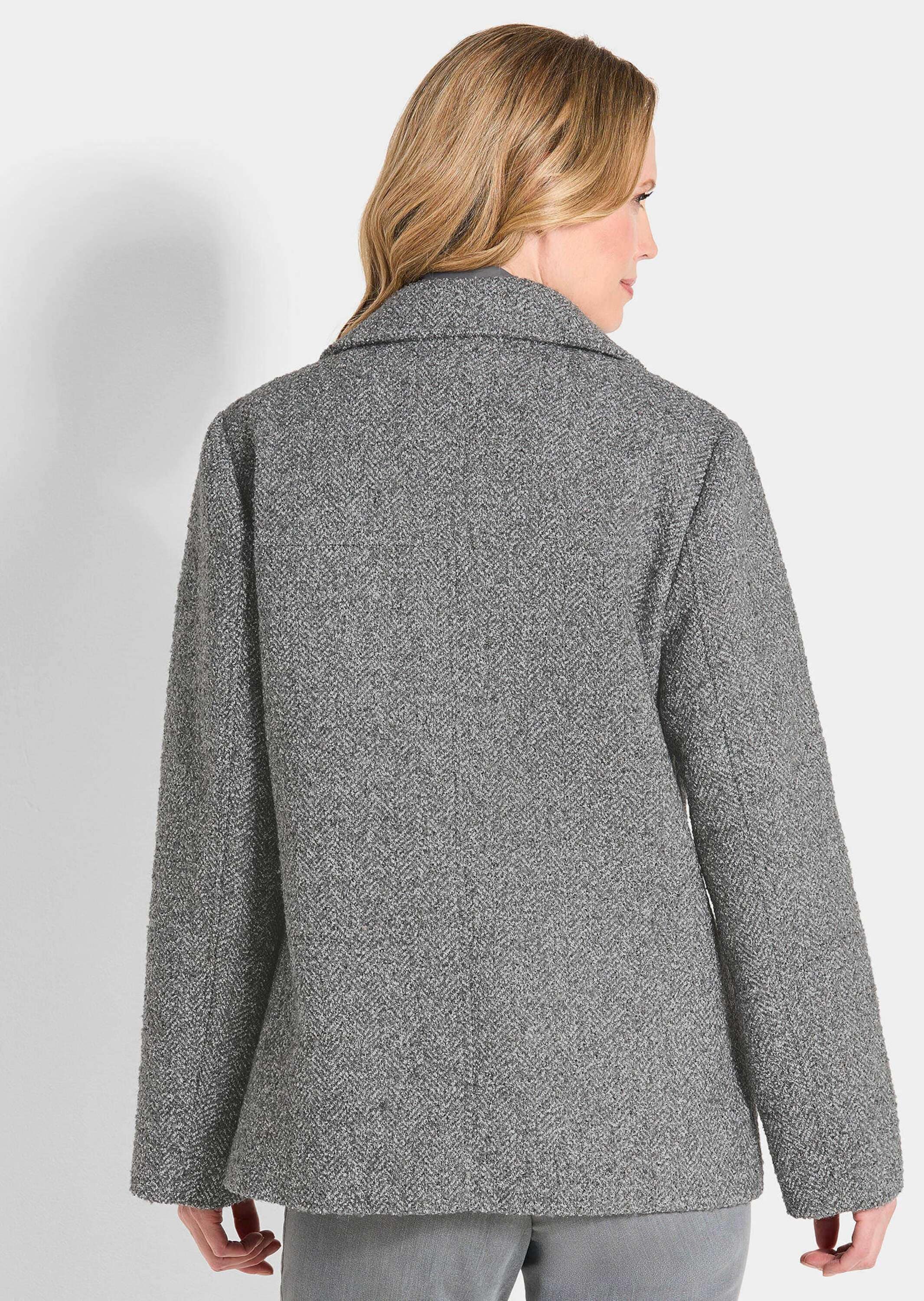 GOLDNER Kurzjacke »Kurzgröße Jacke in 2-in-1-Optik mit Steppeinsatz«