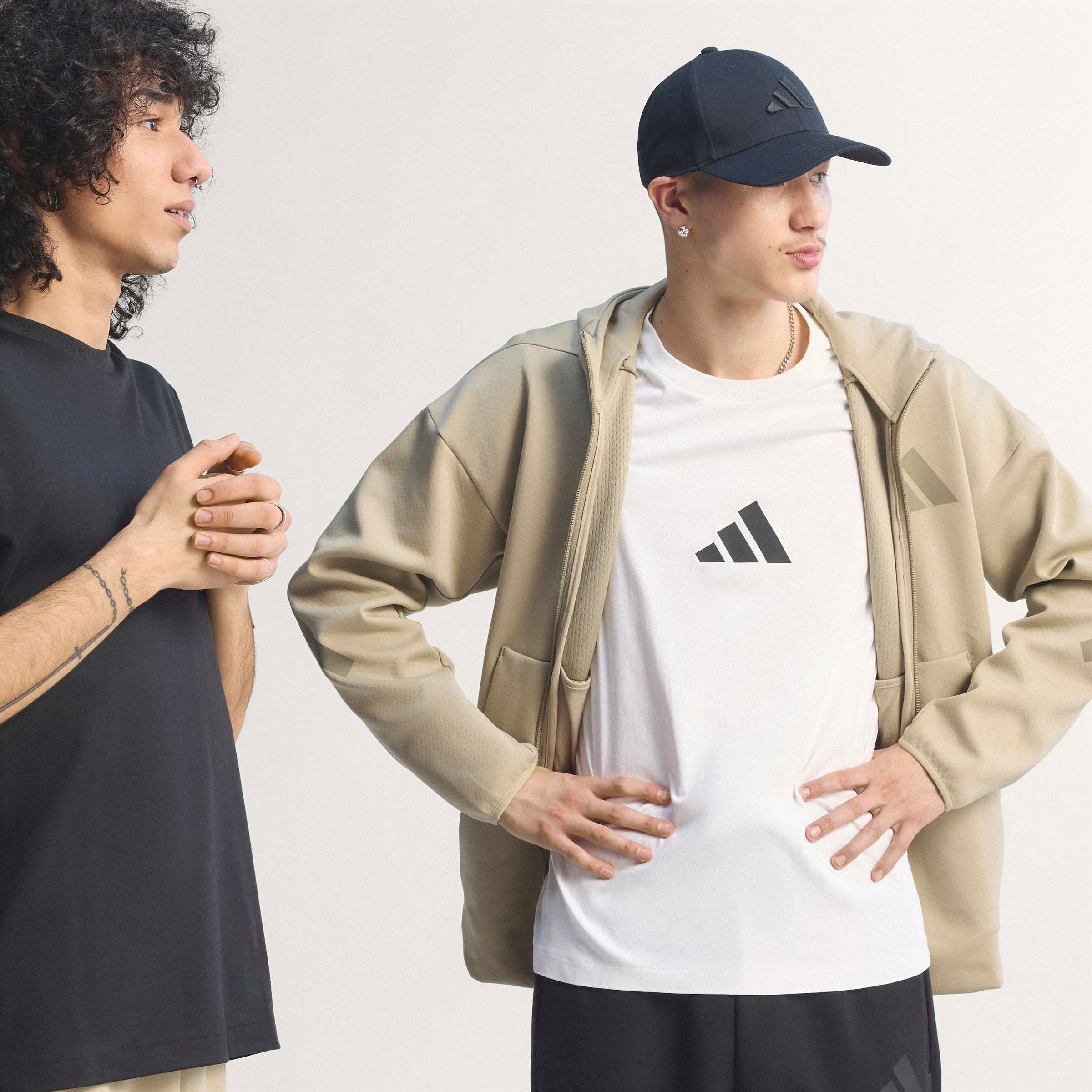 adidas Sportswear Kapuzensweatshirt »NEW ADIDAS Z.N.E. ZIP-HOODIE«, für sportliche Aktivitäten, aus Polyester und Baumwolle
