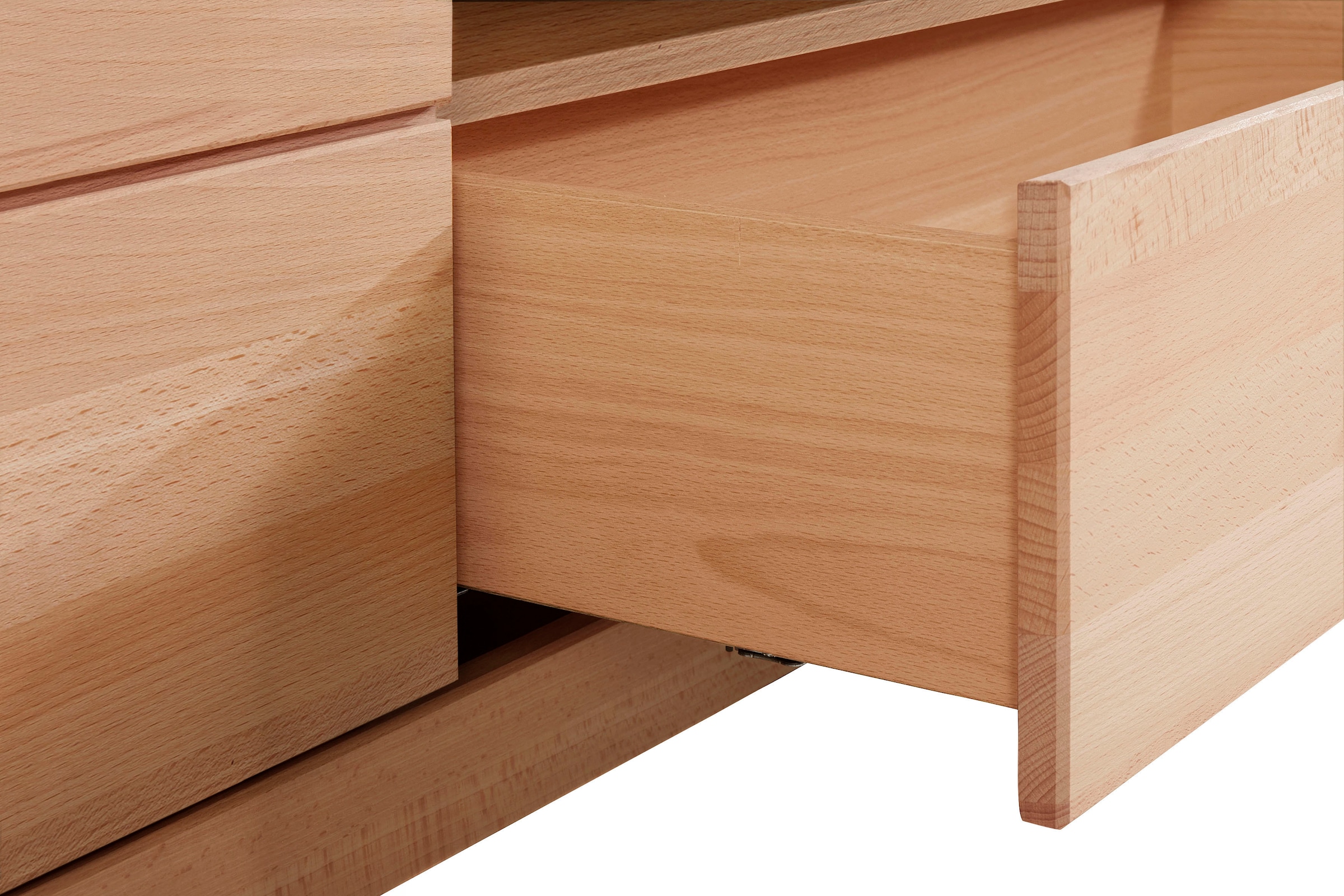 VOGL Möbelfabrik Lowboard »1237« Massivholzfront, Breite ca. 171 cm, mit Softclose Funktion