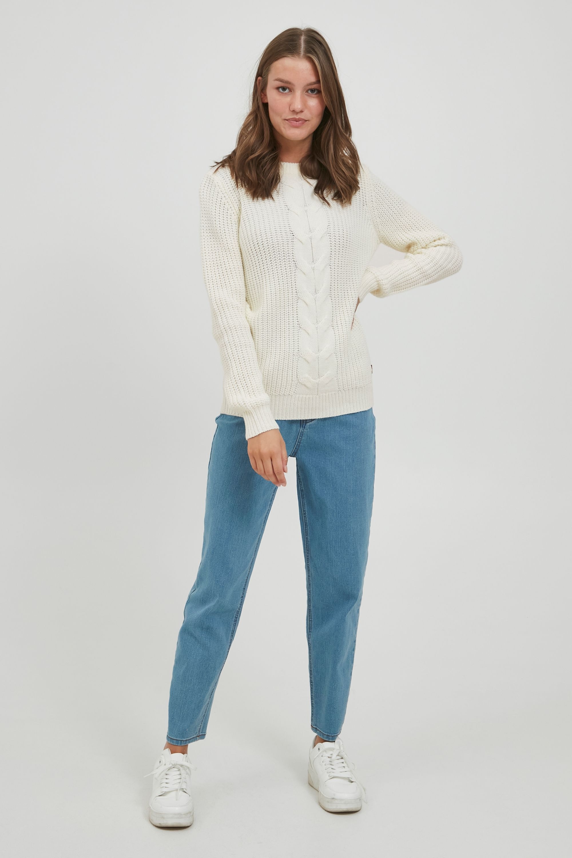 OXMO Strickfleece-Pullover »Strickpullover OXNatasja«