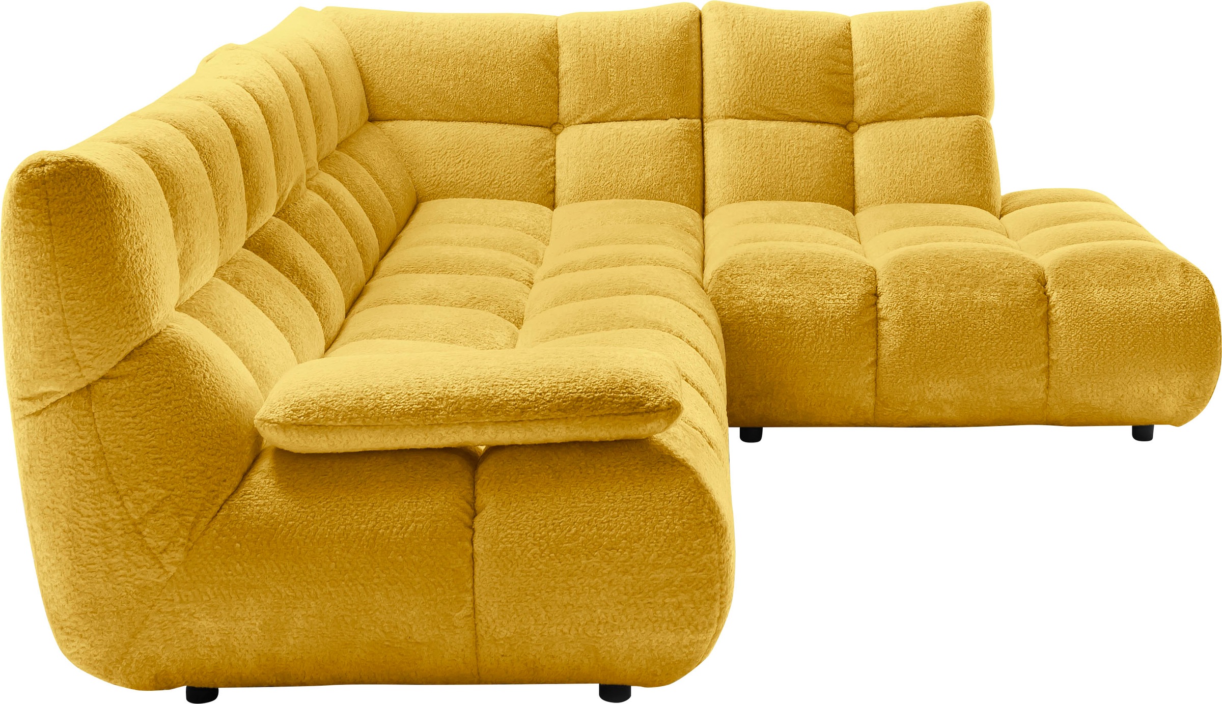 Home affaire Ecksofa »Cozy Bubble, mit klappbarer Armlehne, Breite 324 cm«
