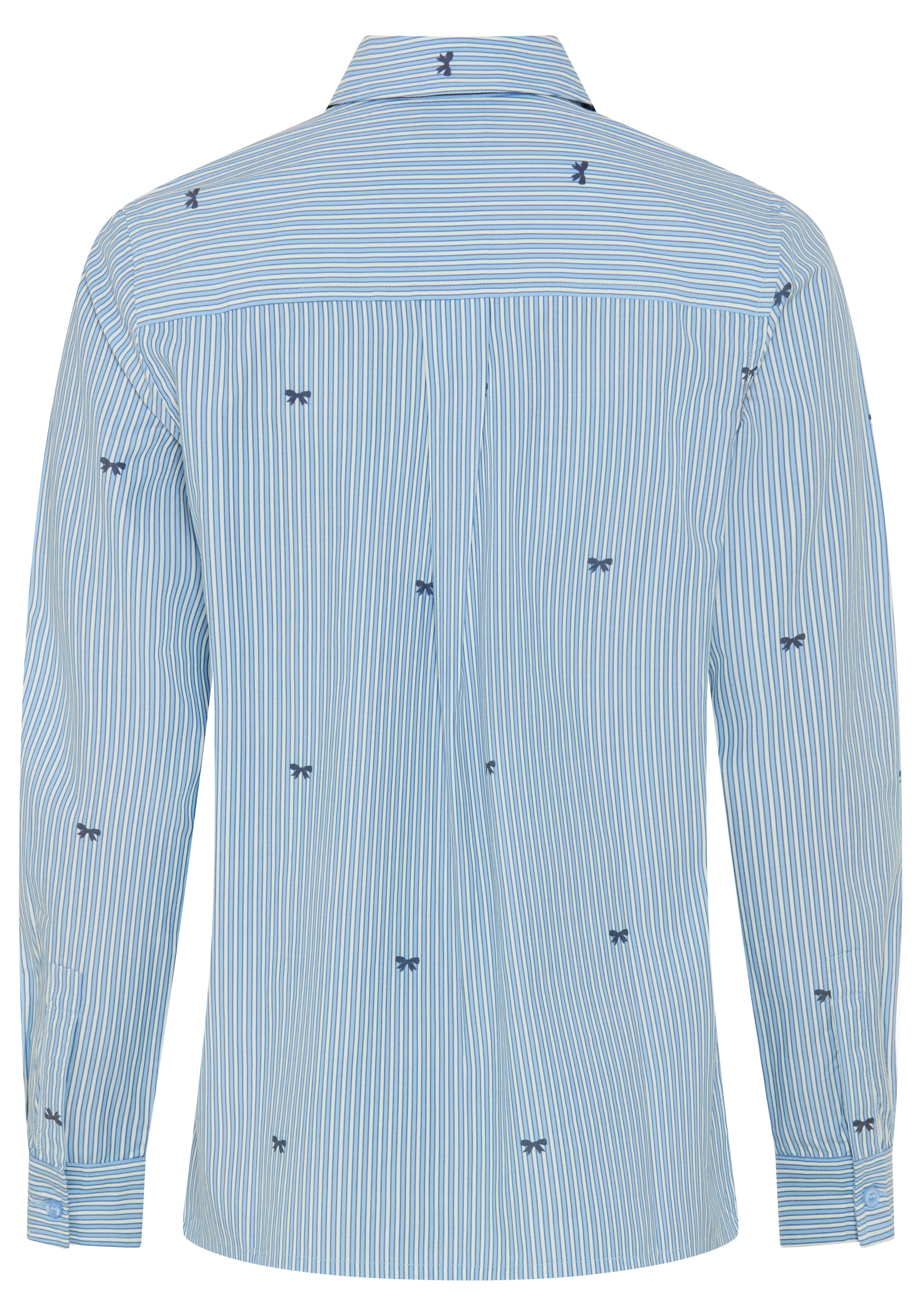 Laura Scott Hemdbluse Langarm, mit 1-Knopf-Manschette, bedruckte Optik