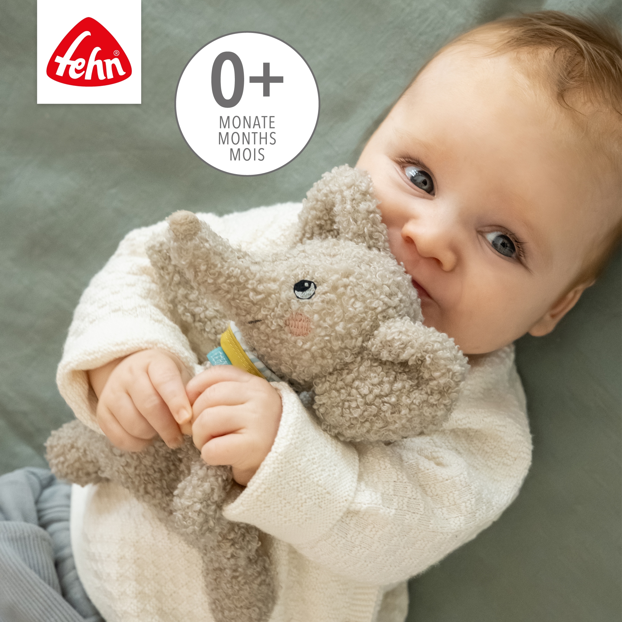 Fehn Kuscheltuch »FredErik, Elefant klein«