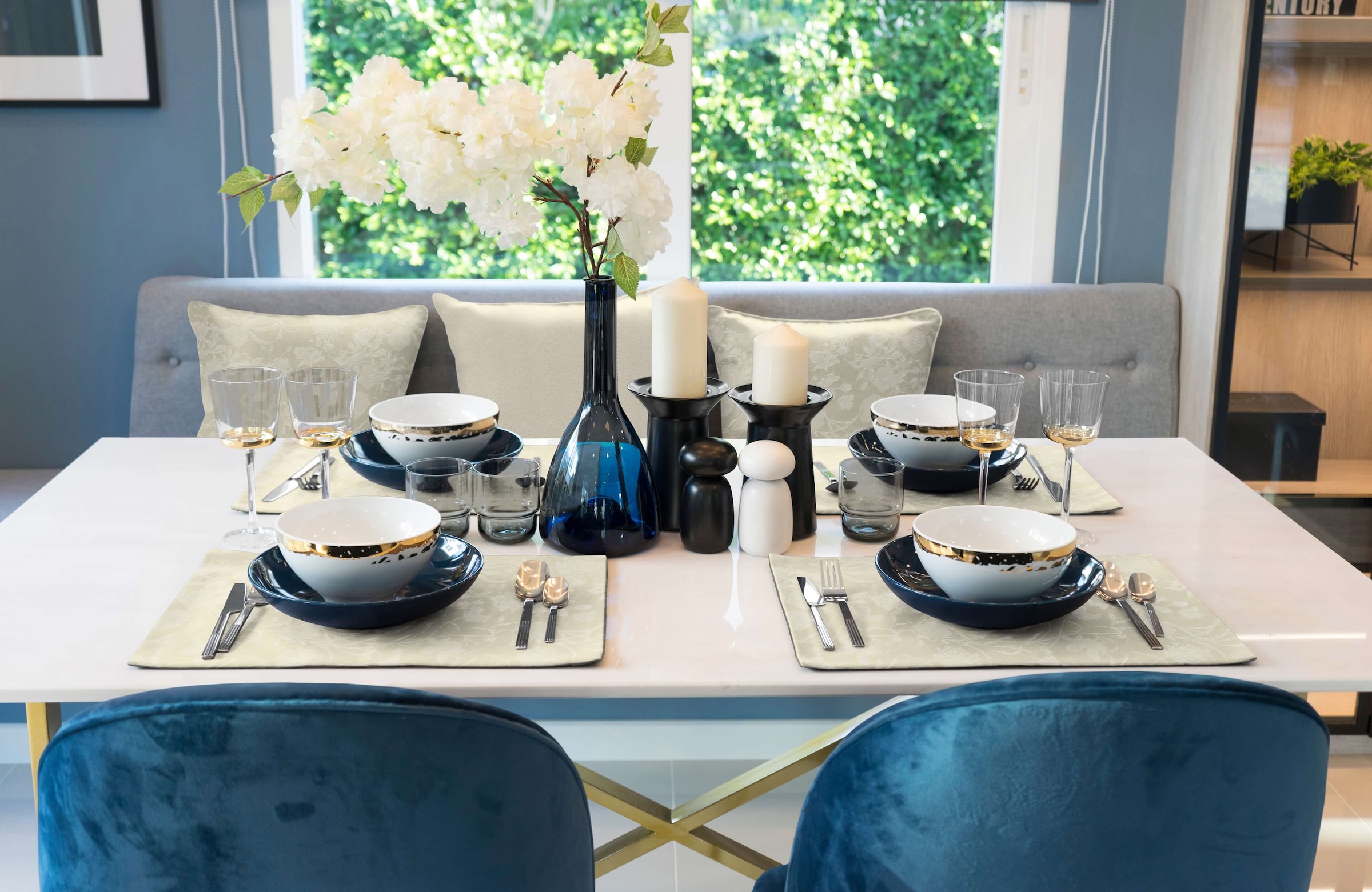 Adam Dekokissen »Flower Cuveé« mit Blumenmuster, Wendekissenhülle ohne Füllung, 1 Stück