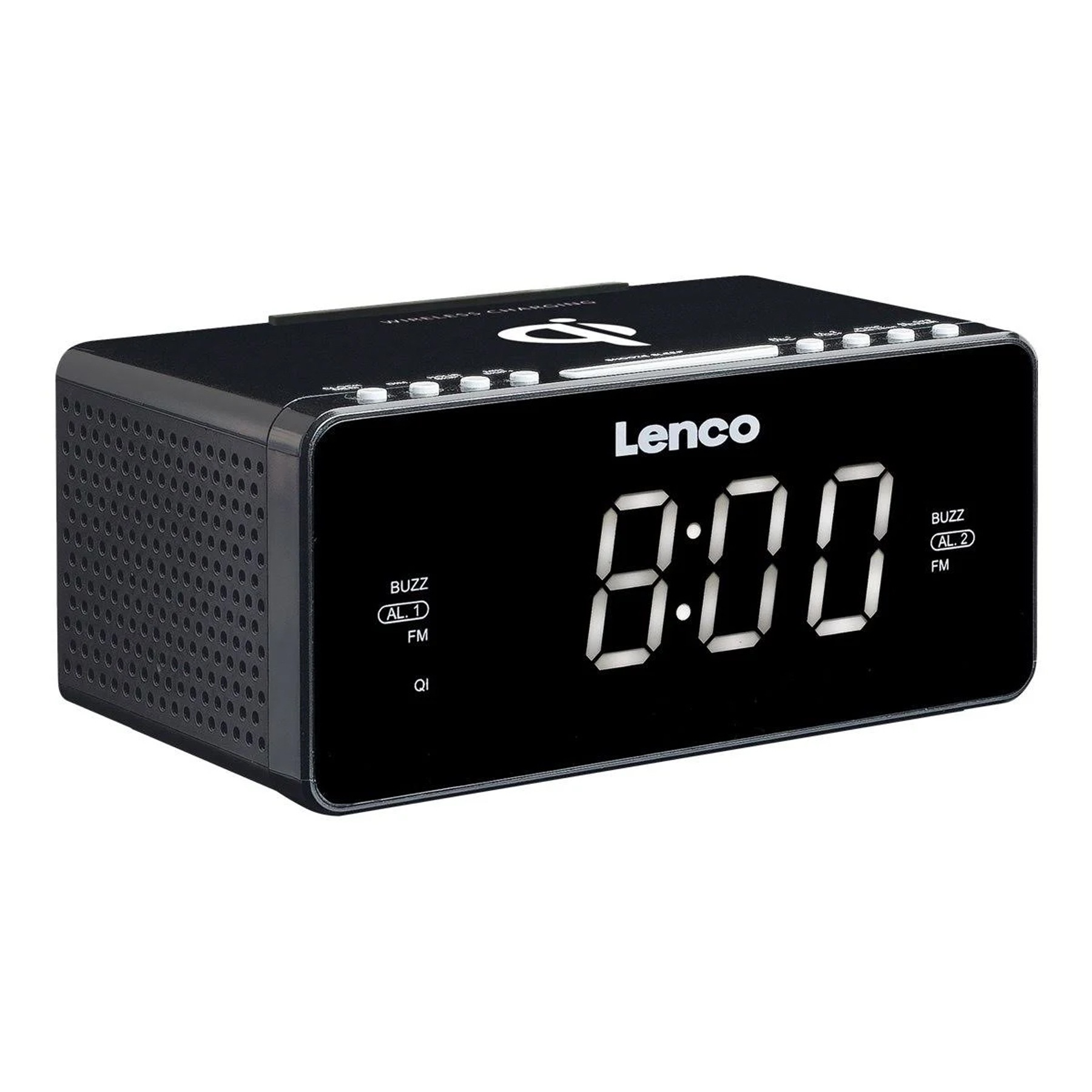 Lenco Uhrenradio »CR-550« ( FM-Tuner ) DAB+/FM‑Radiowecker, Bluetooth, kabelloses Ladepad für Smartphone