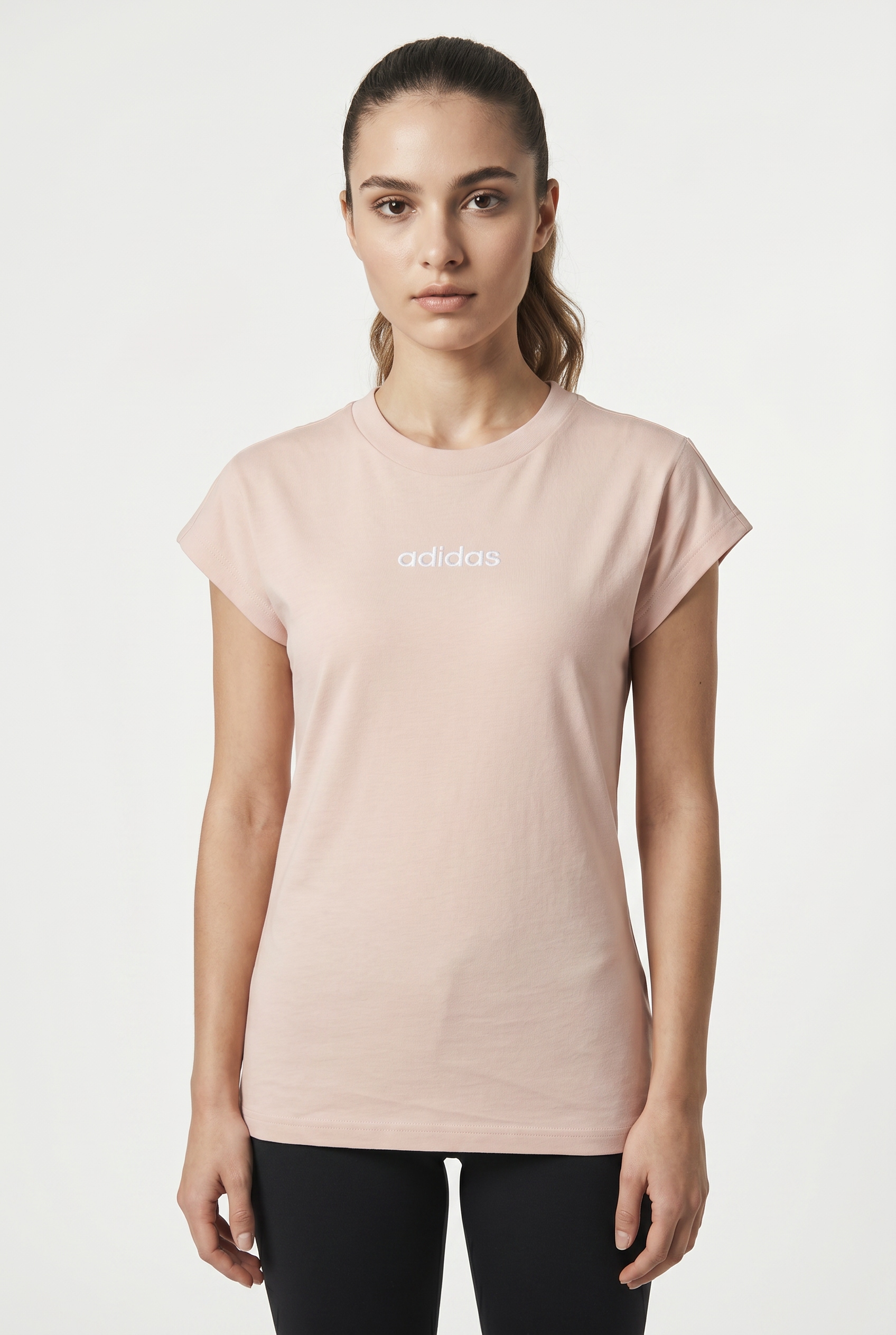 adidas Sportswear T-Shirt »W LIN SJ T« sportlicher Stil, Kurzarm, ohne Verschluss, aus Baumwolle