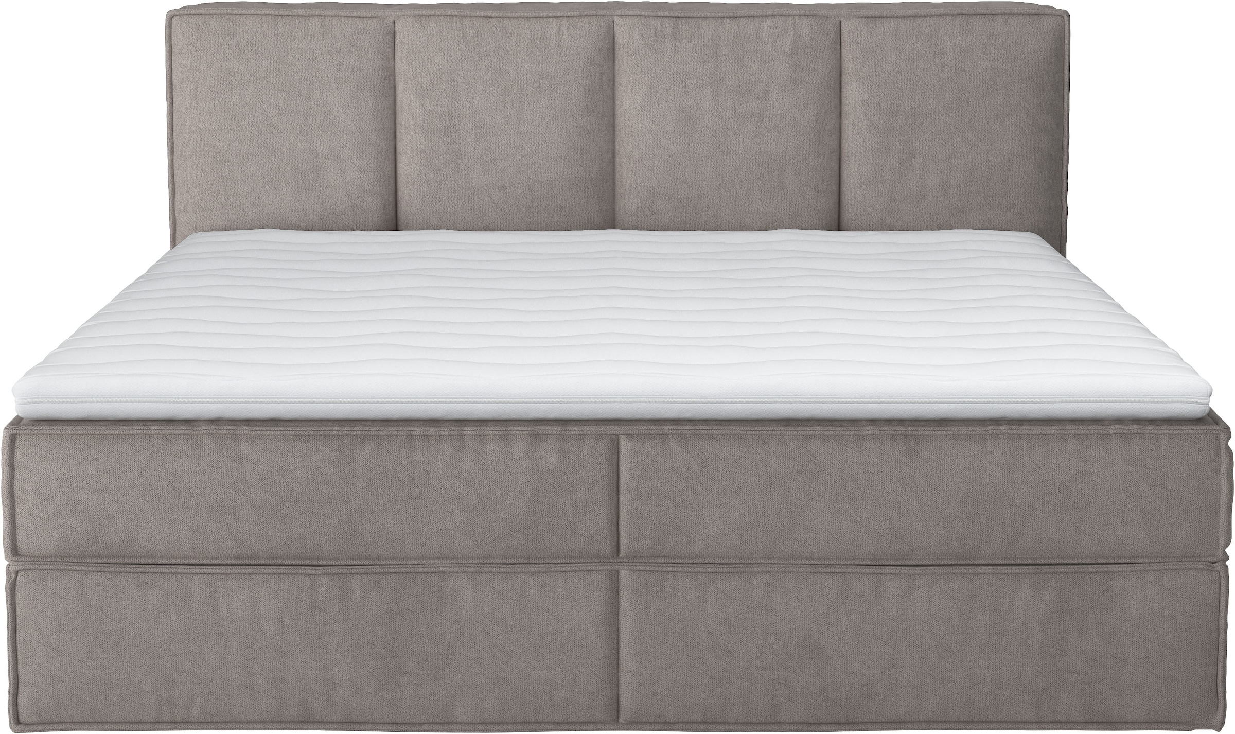 Home affaire Boxspringbett »Milano«, Boxbett inkl. Topper, 2 Matratzen, Härtegrade H2, H3 und H4 wählbar